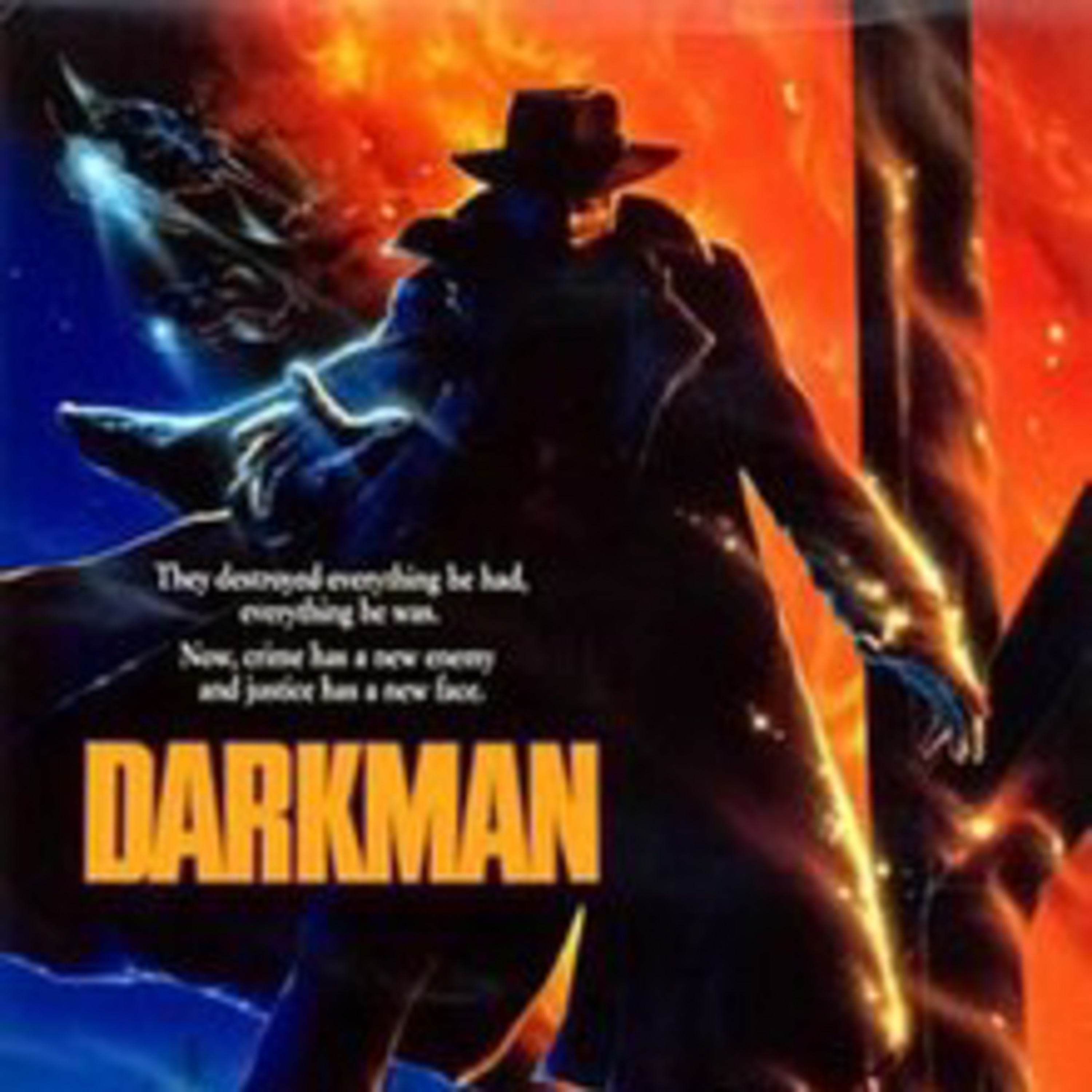 Episode 162: Sam Raimi's _Darkman_ (1990) film discussed by Inside Movies Galore episode artwork