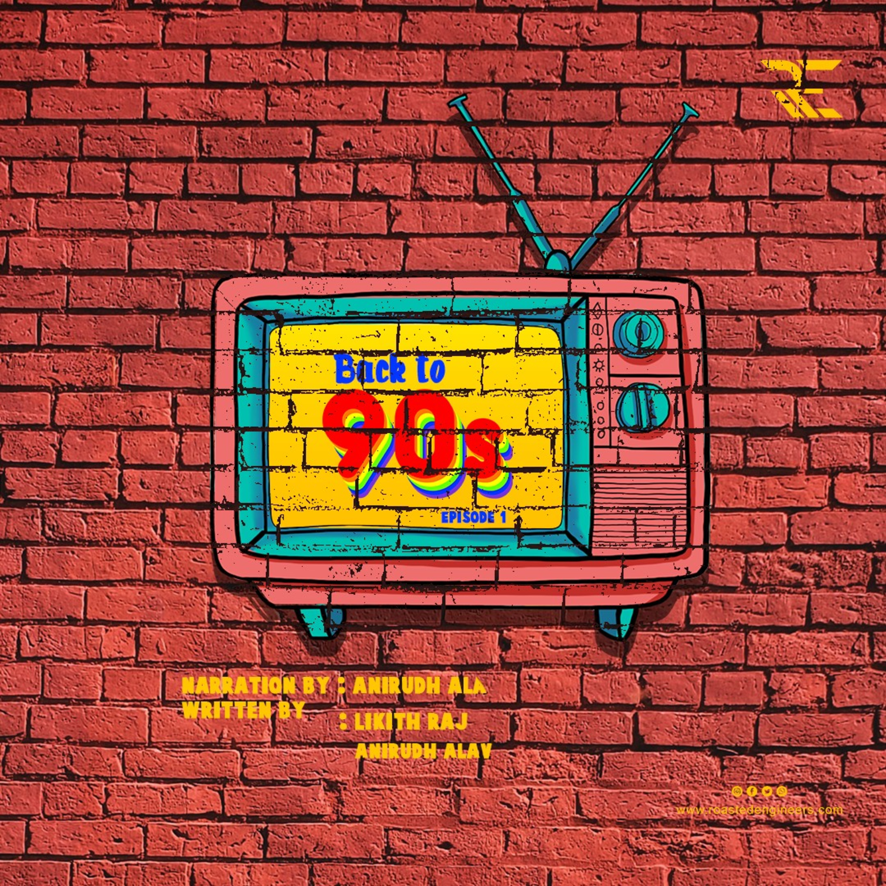 Nostalgic 90's episode artwork