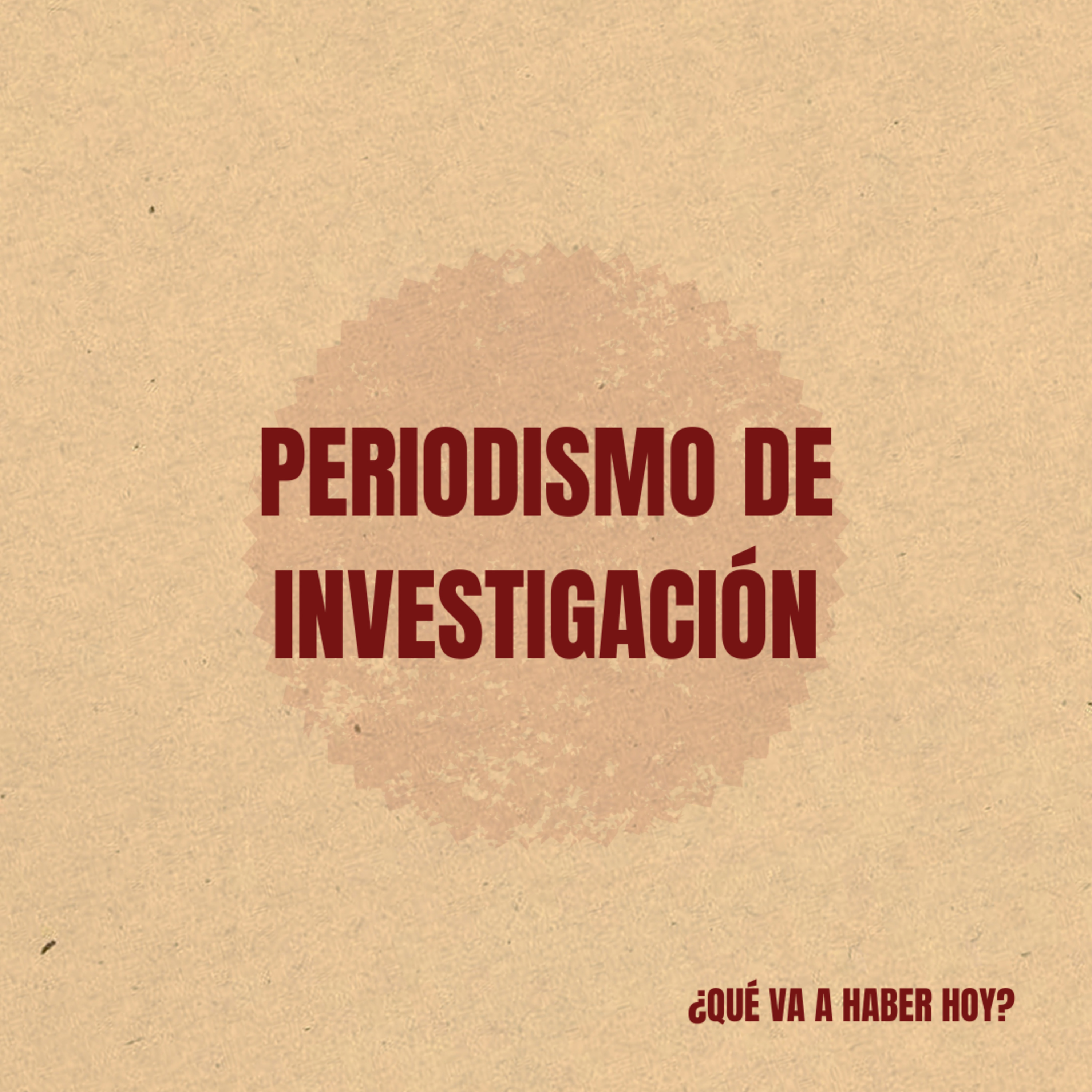 ¿Qué va a haber hoy?