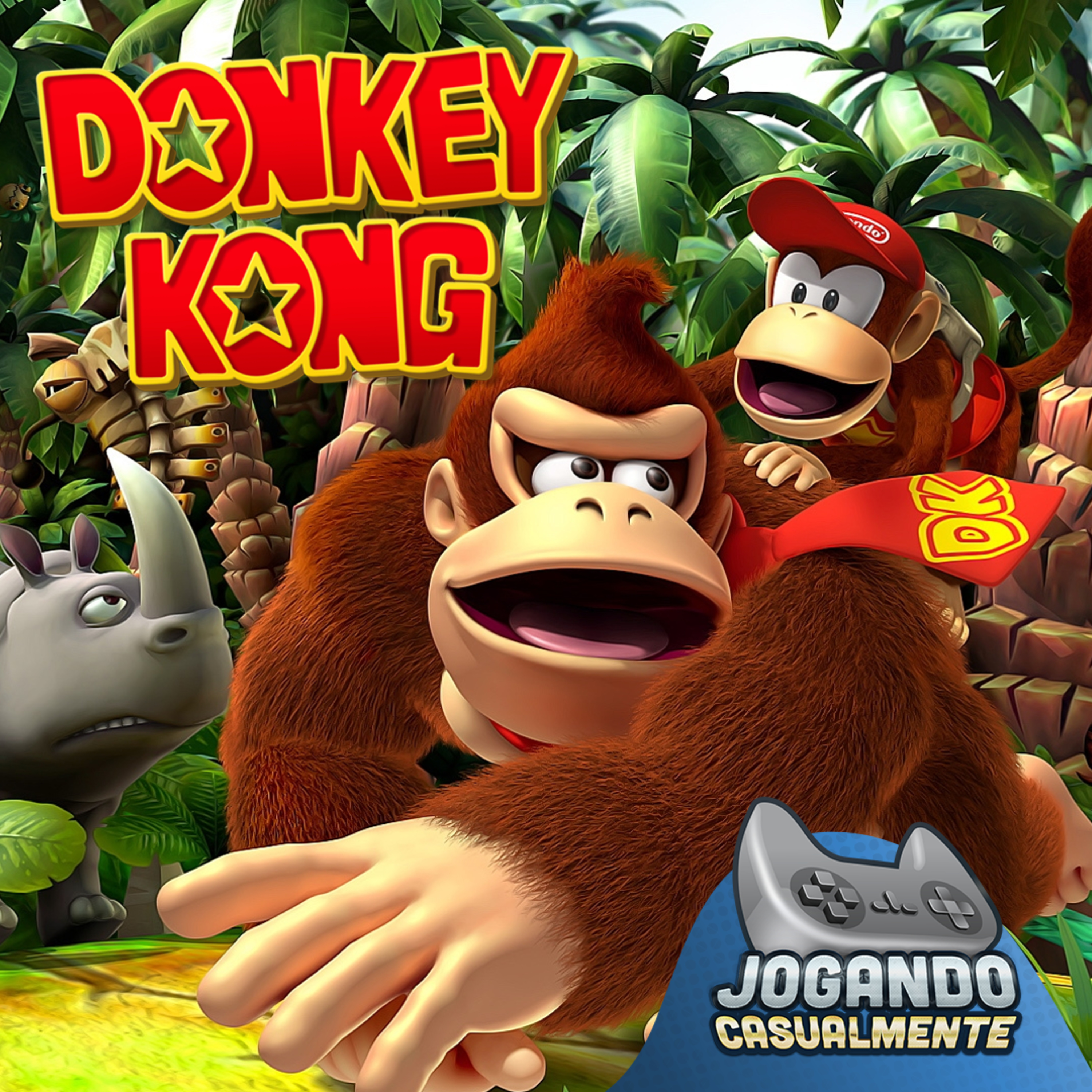 Jogando Casualmente #5 - Donkey Kong ft. Tovar (Nintendo Powdcast)