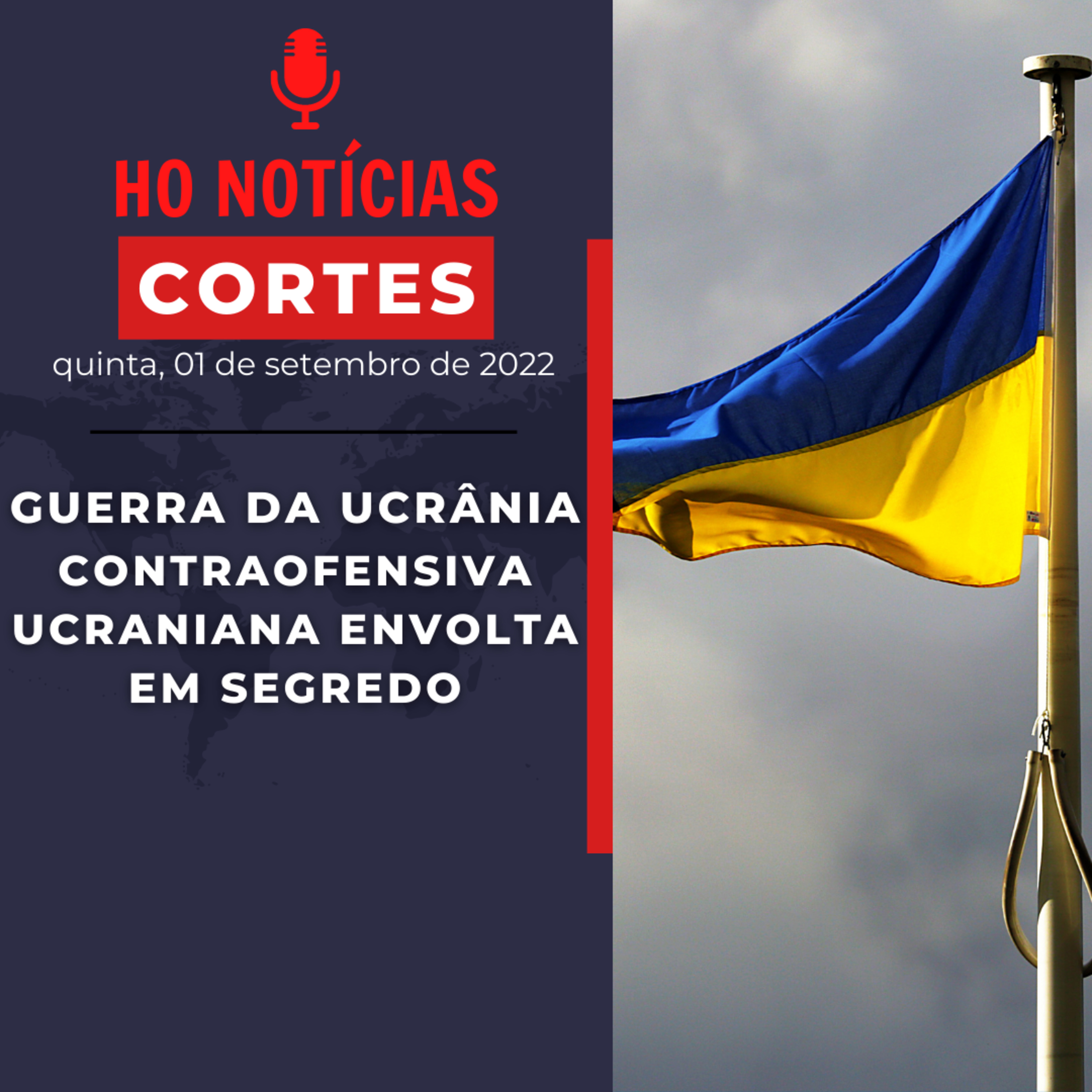 Guerra da Ucrânia: contraofensiva ucraniana envolta em segredo (Corte do HO Notícias)