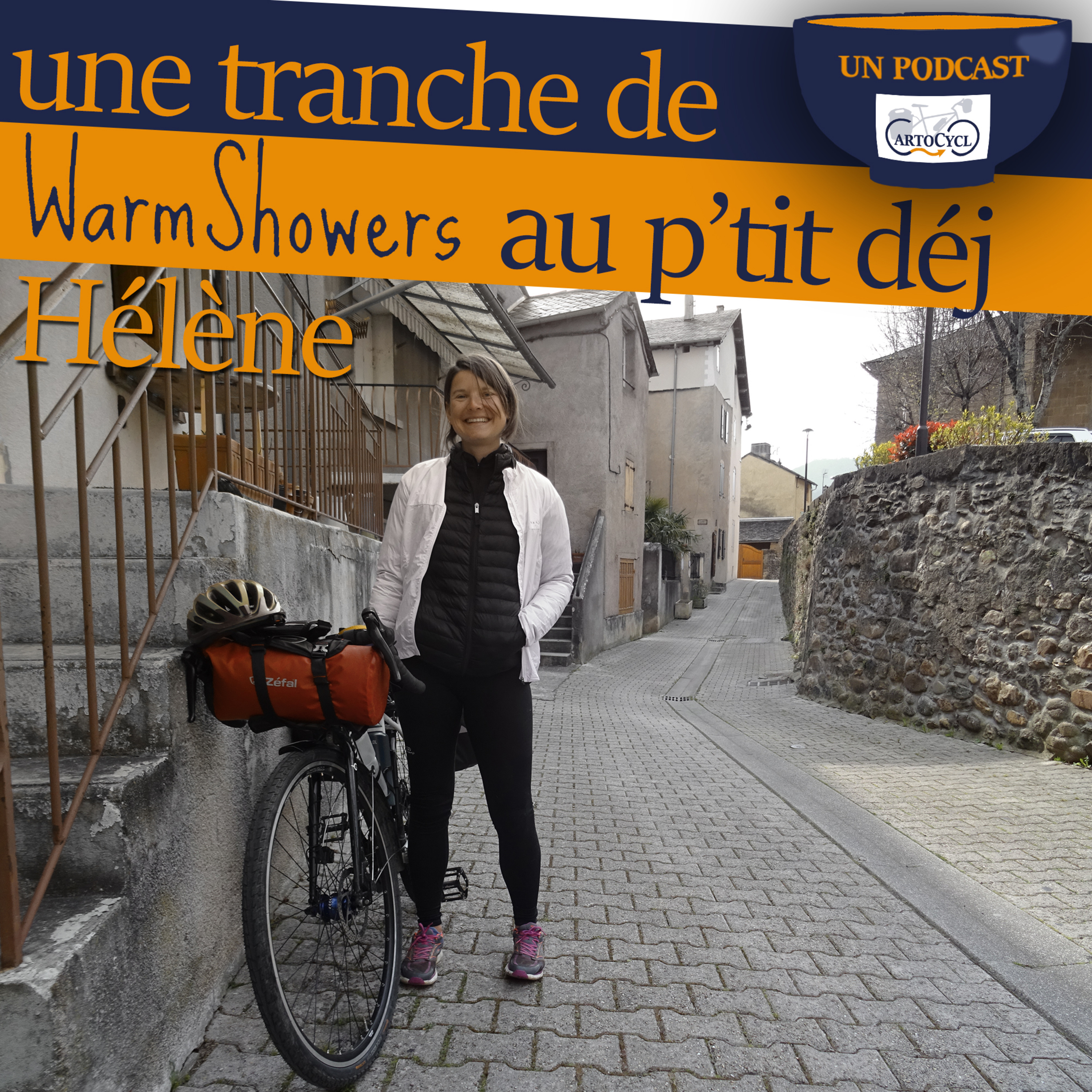 Hélène - Une tranche de Warmshowers au p'tit déj !