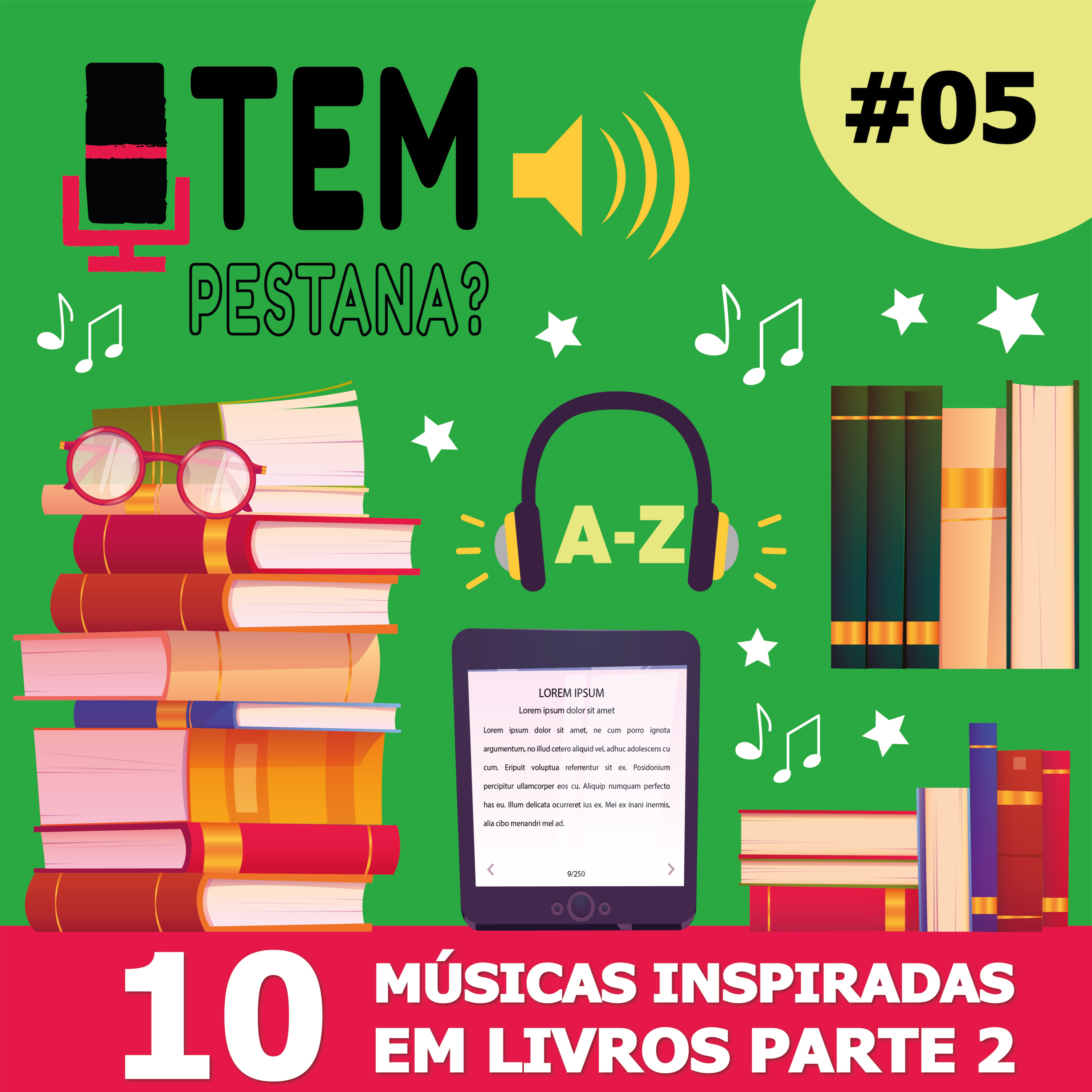 TPP05 Top 10 Músicas inspiradas em Livros - Parte 2 episode artwork