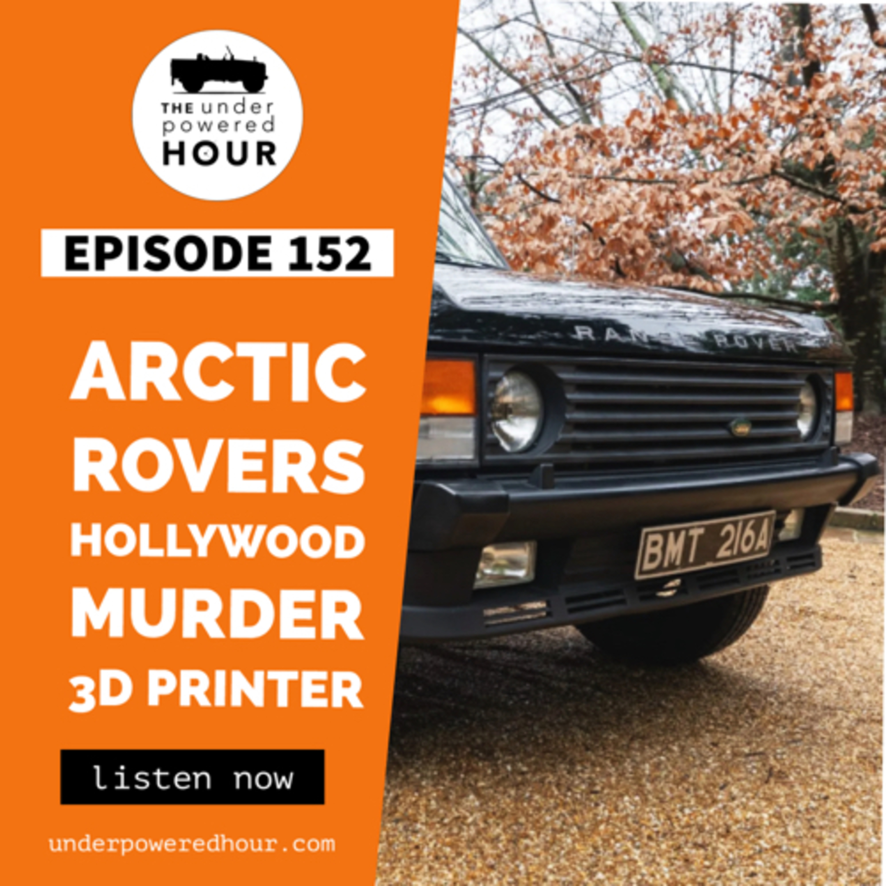 SHOCKING! Land Rovers in Arctic Hollywood Murder Mystery & EPIC 3D Printing Sponsor Revealed episode artwork