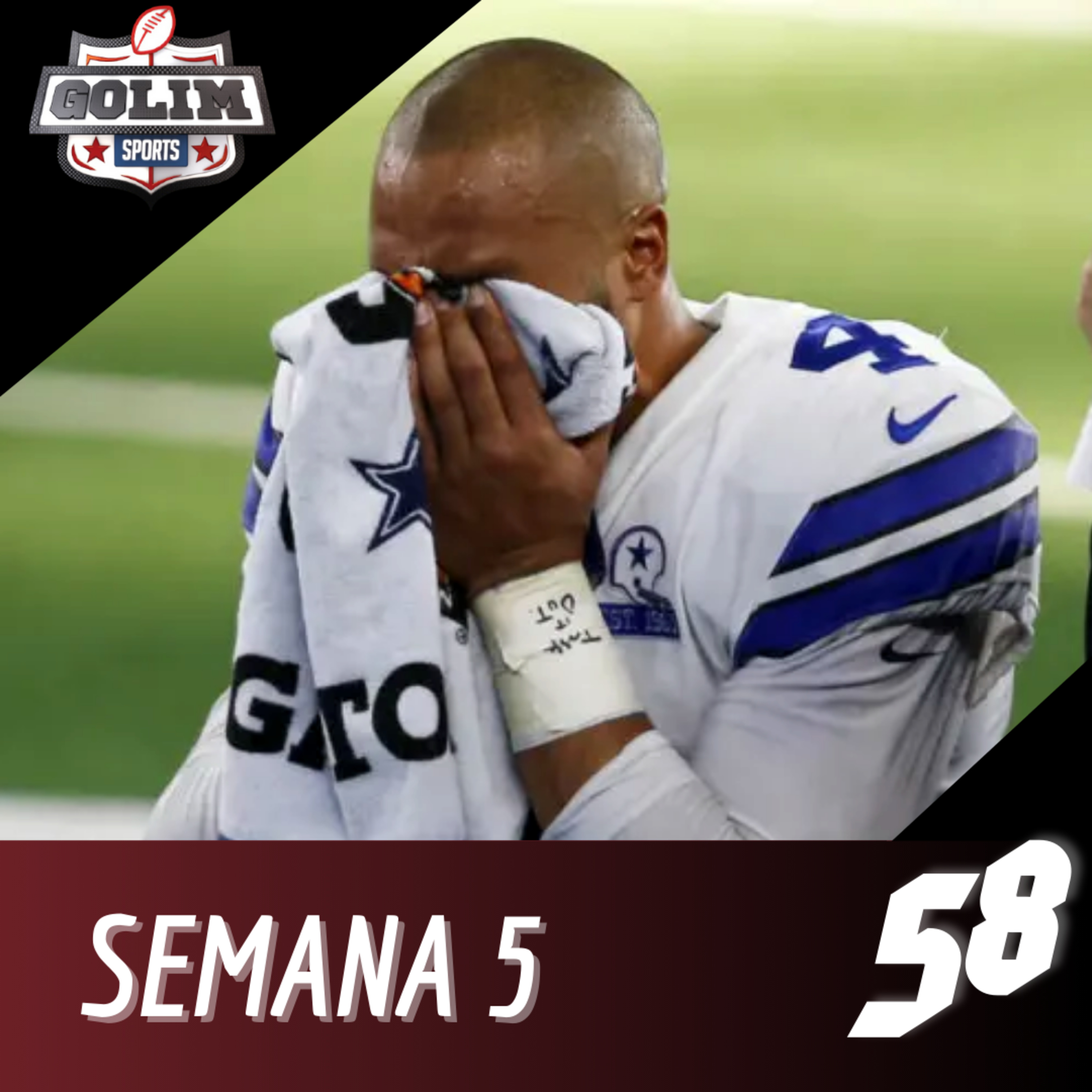 EP. 58 - Semana 5: Como será a temporada dos Cowboys sem Dak Prescott?