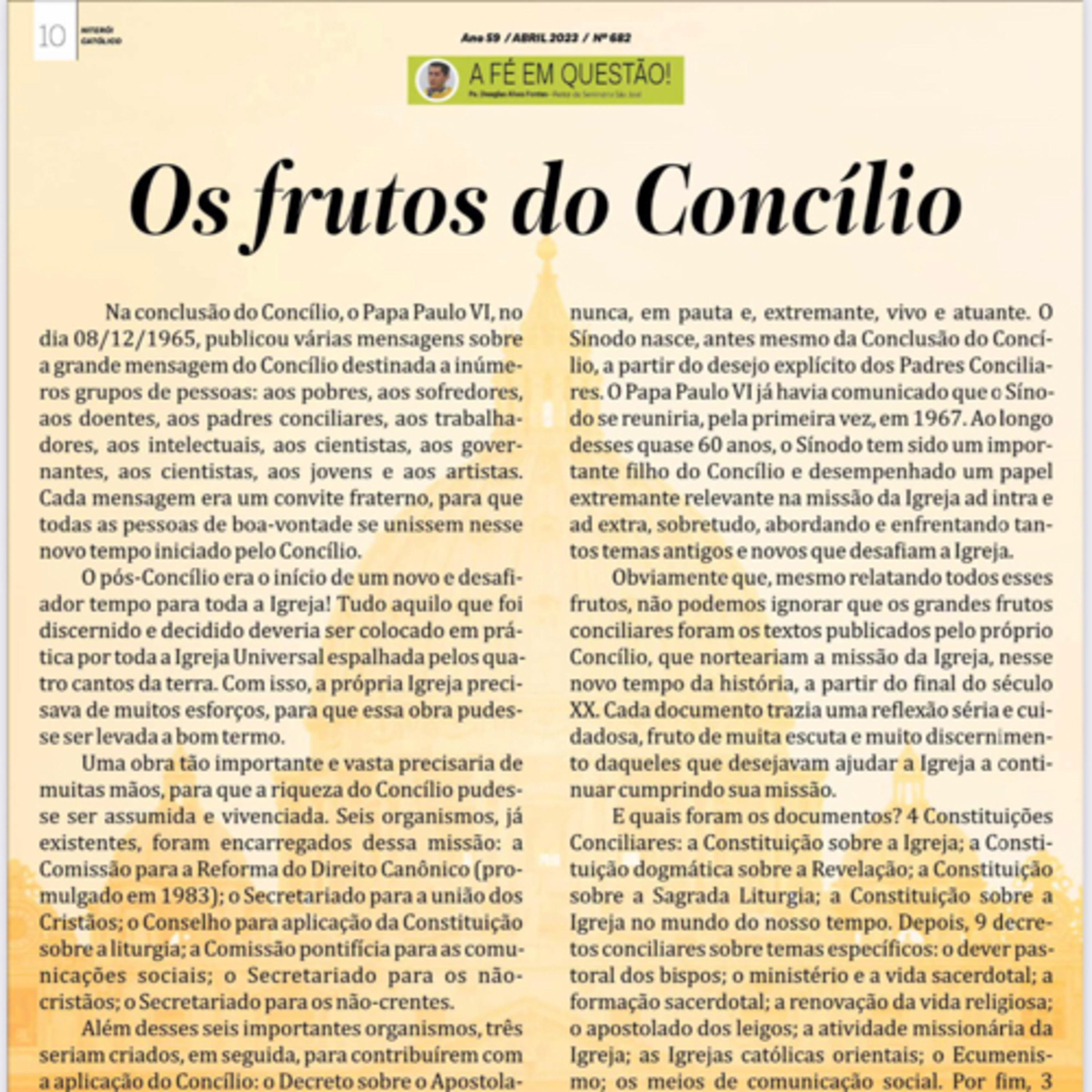 Os frutos do Concílio  episode artwork