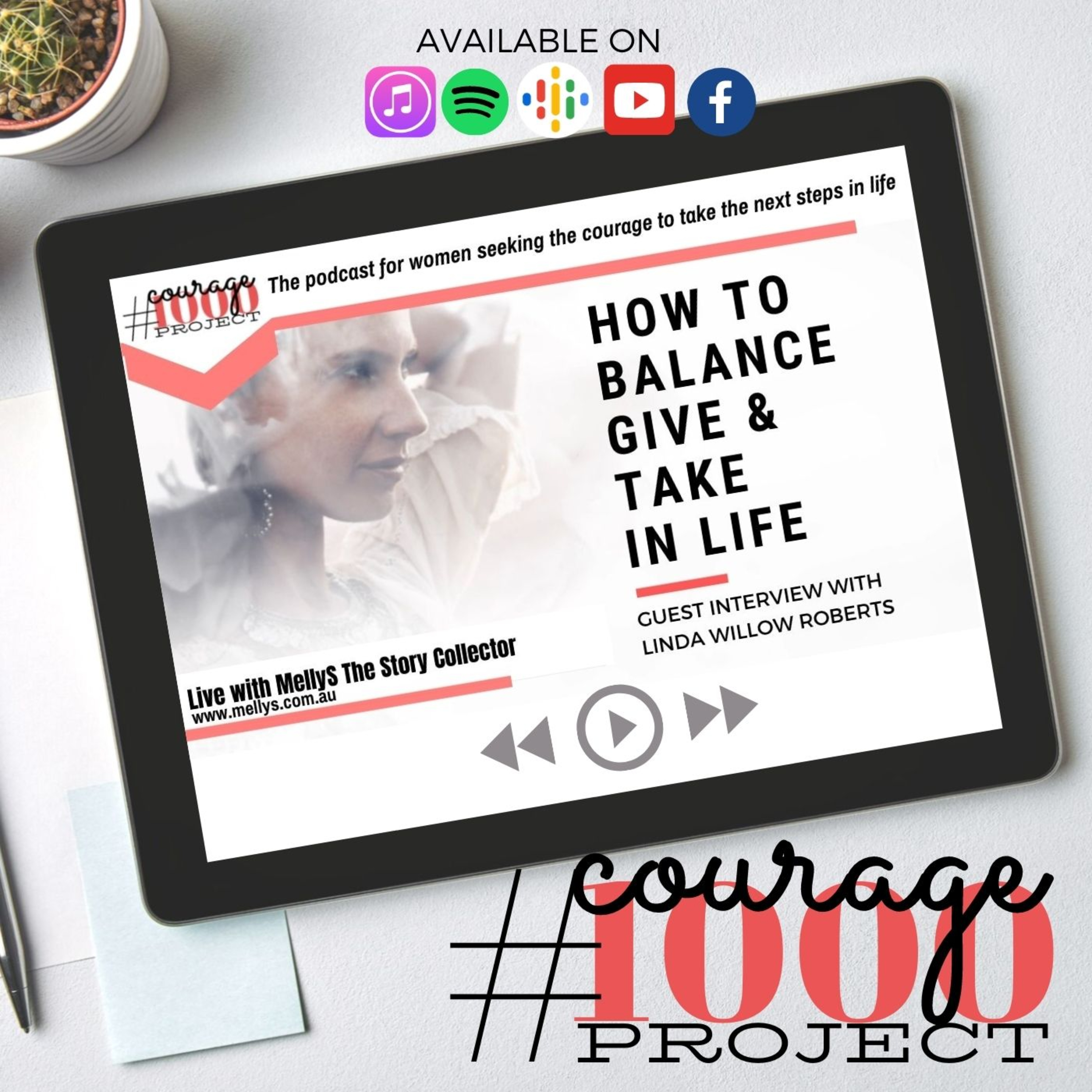 #courage1000project