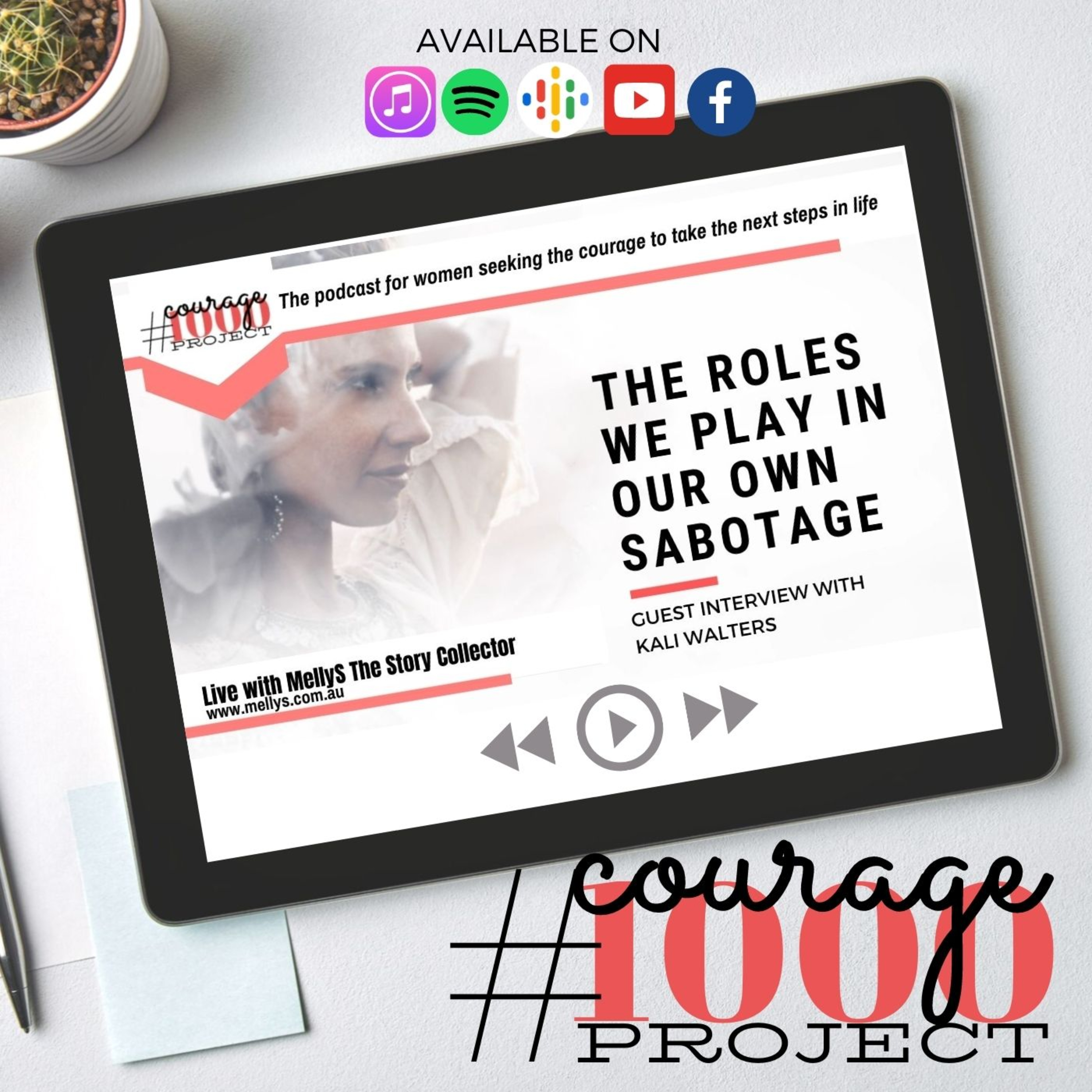 #courage1000project