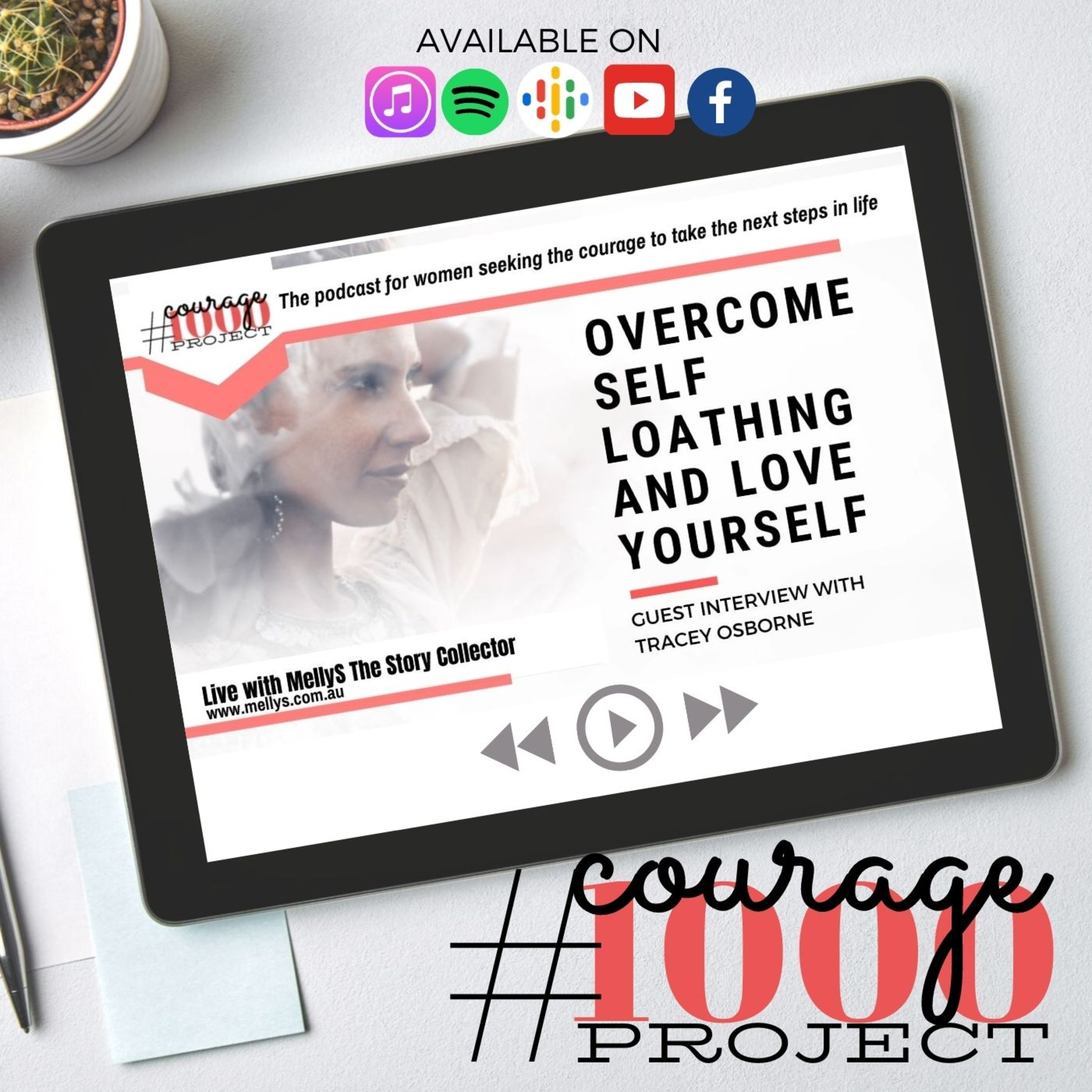 #courage1000project