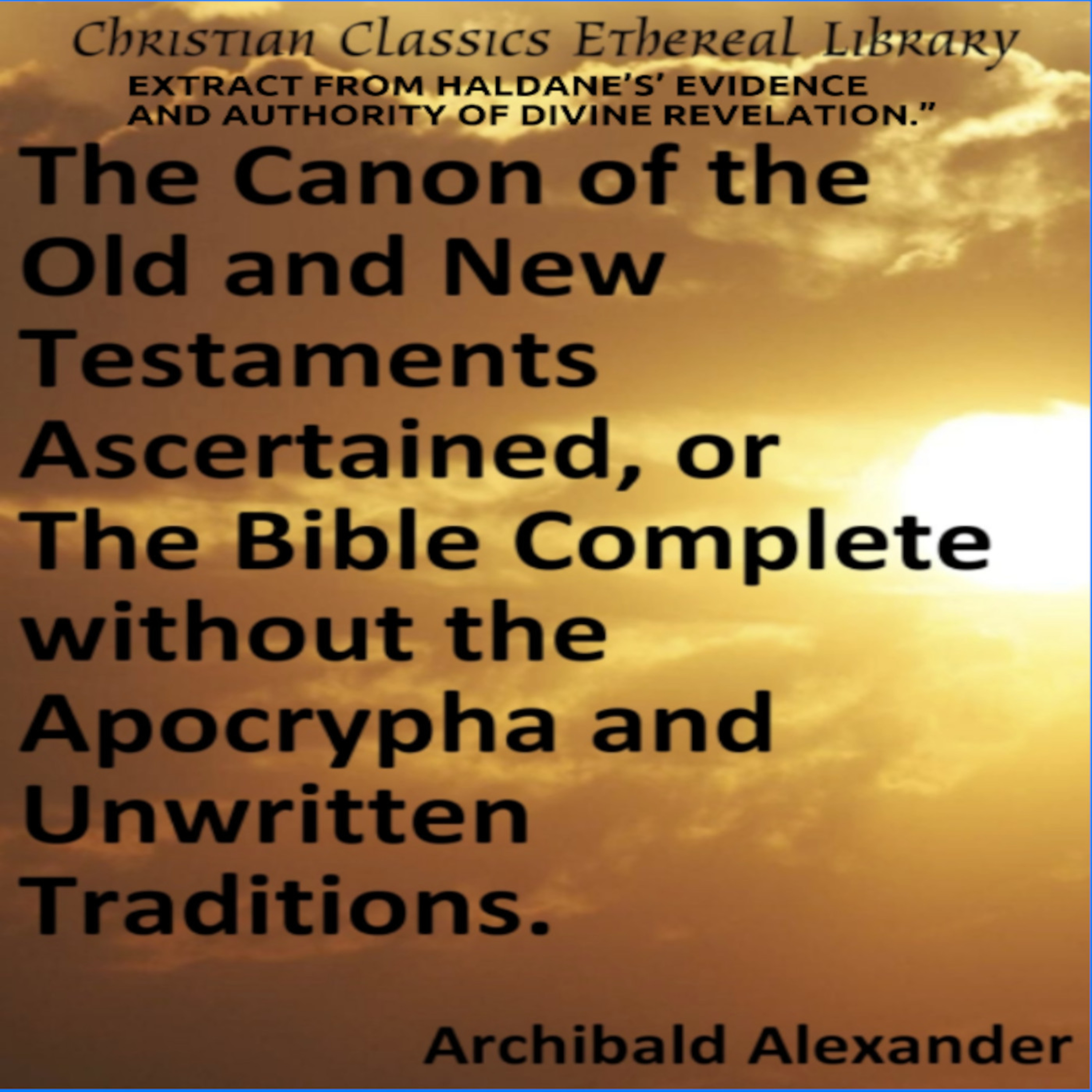 Audio Book The Canon of the Old and New Testaments Extract episode artwork