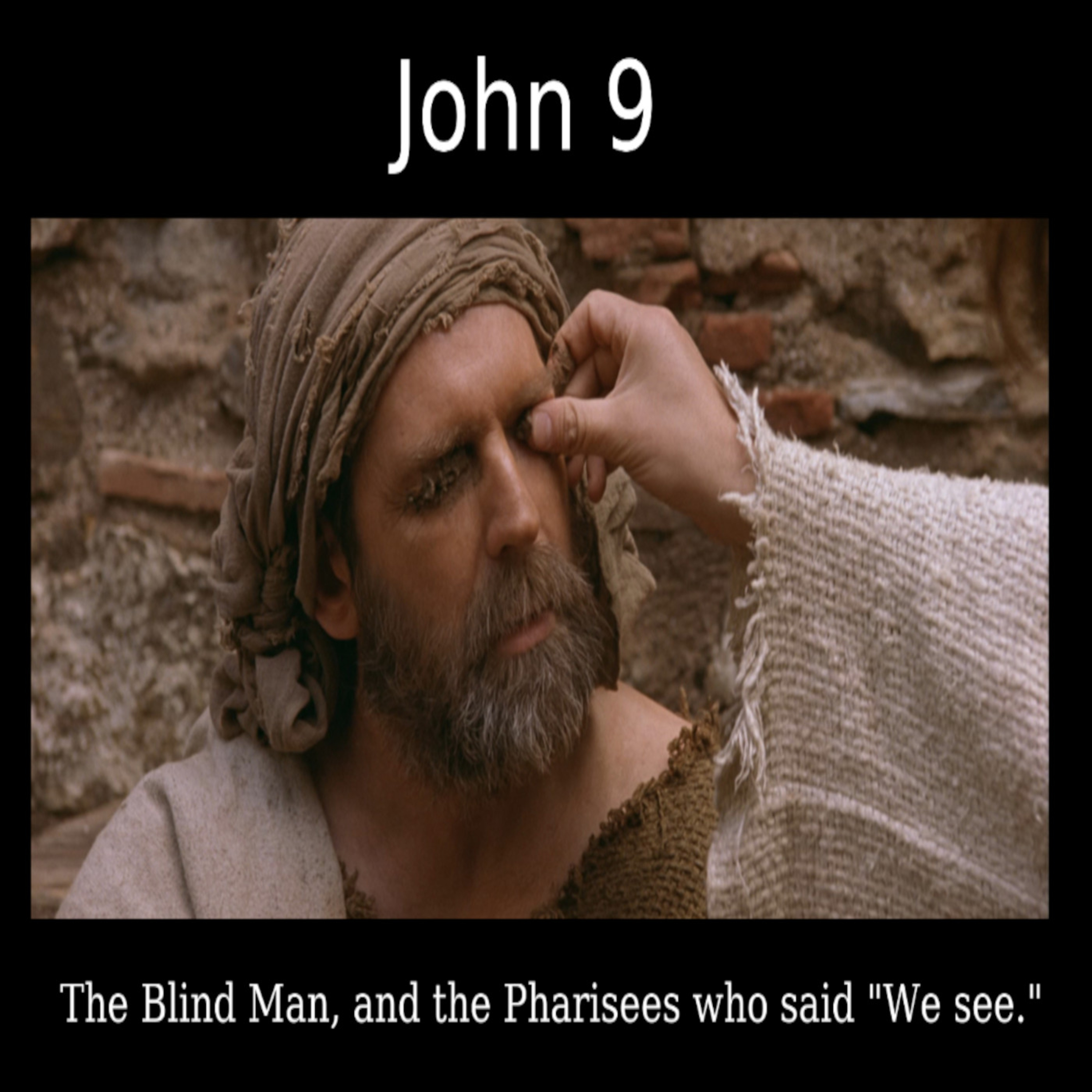 The Blind Man, and the Pharisees who said "We see "