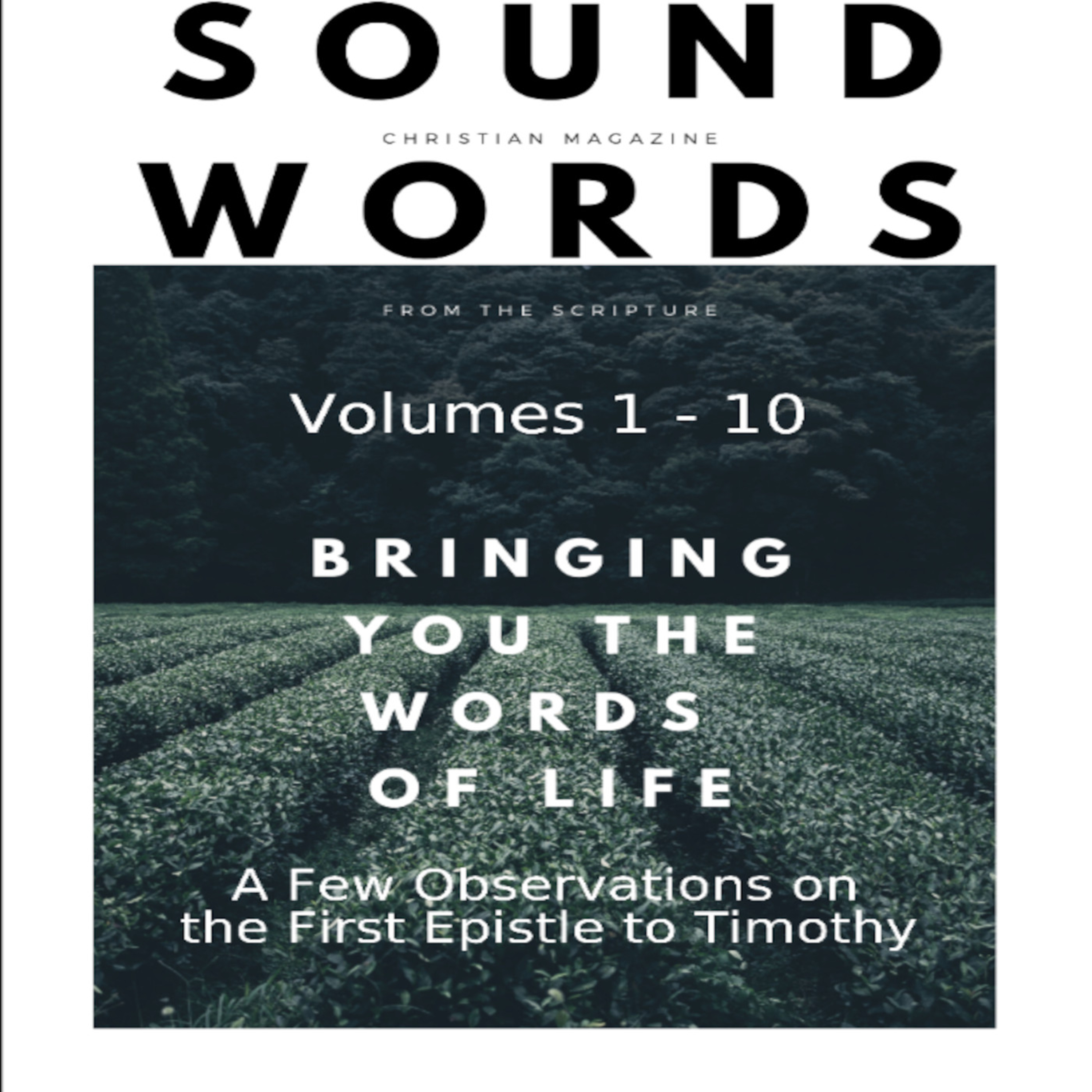 Sound Words, A Few Observations on the First Epistle to Timothy