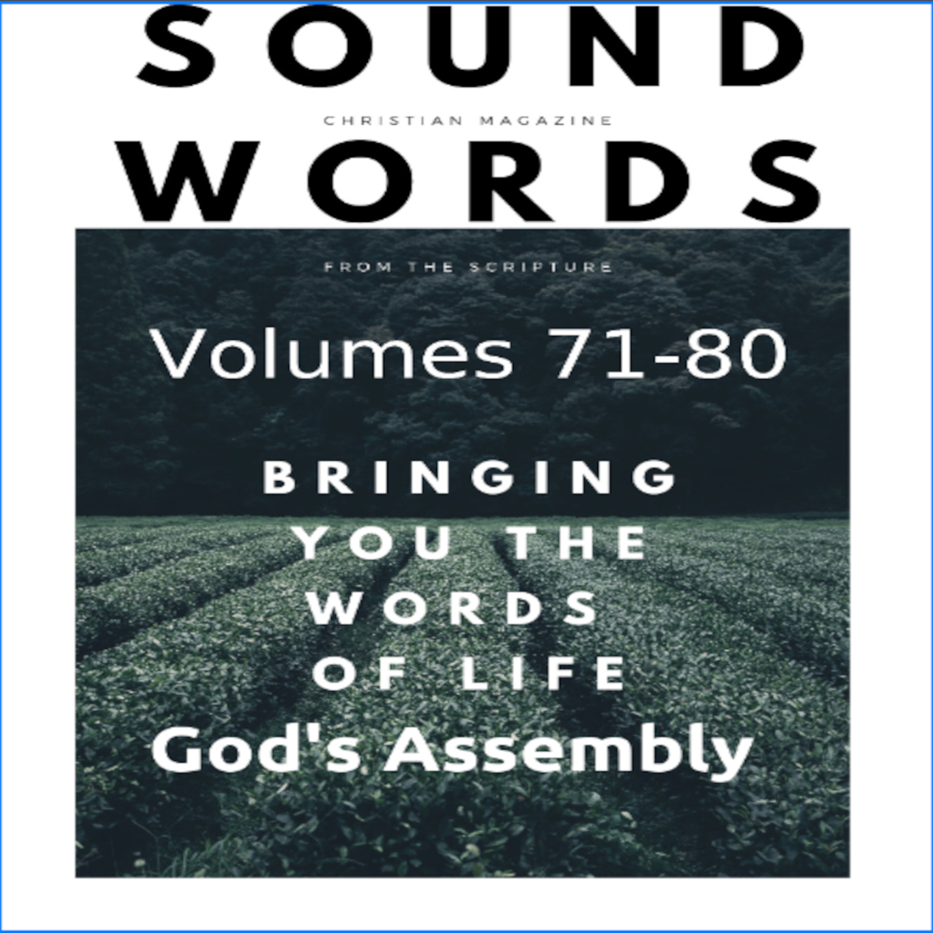 Sound Words, The Closing Testimony of the Son of God