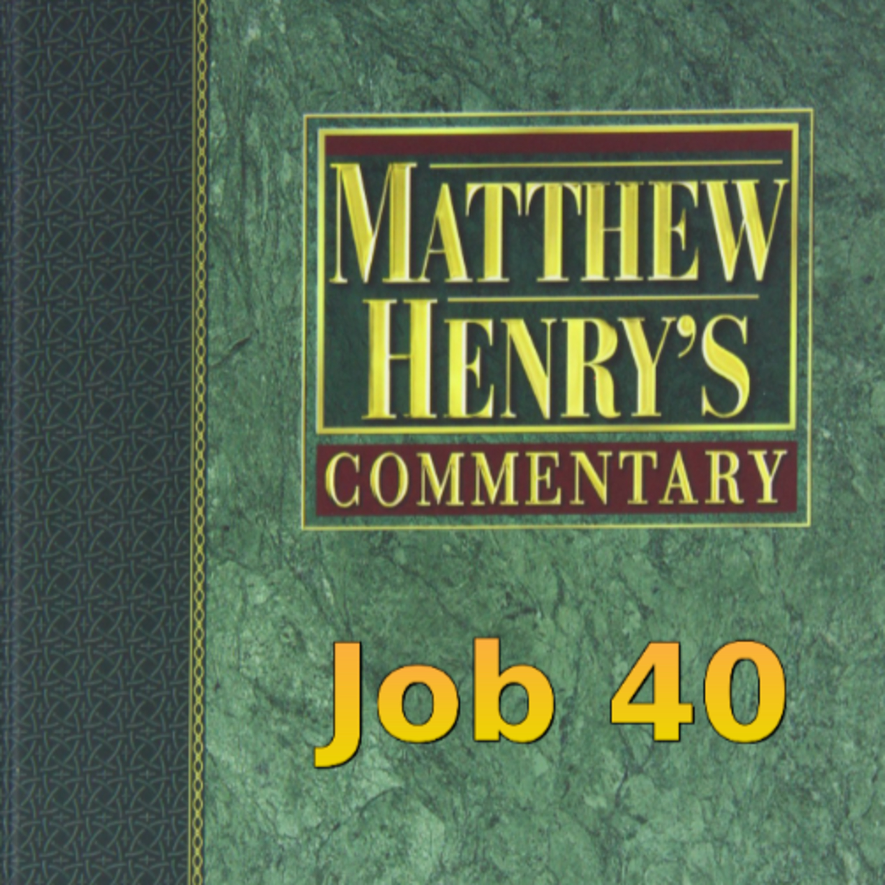 Matthew Henry's Commentary on the Whole Bible. Audio produced by Irv Risch. Job, Chapter 40