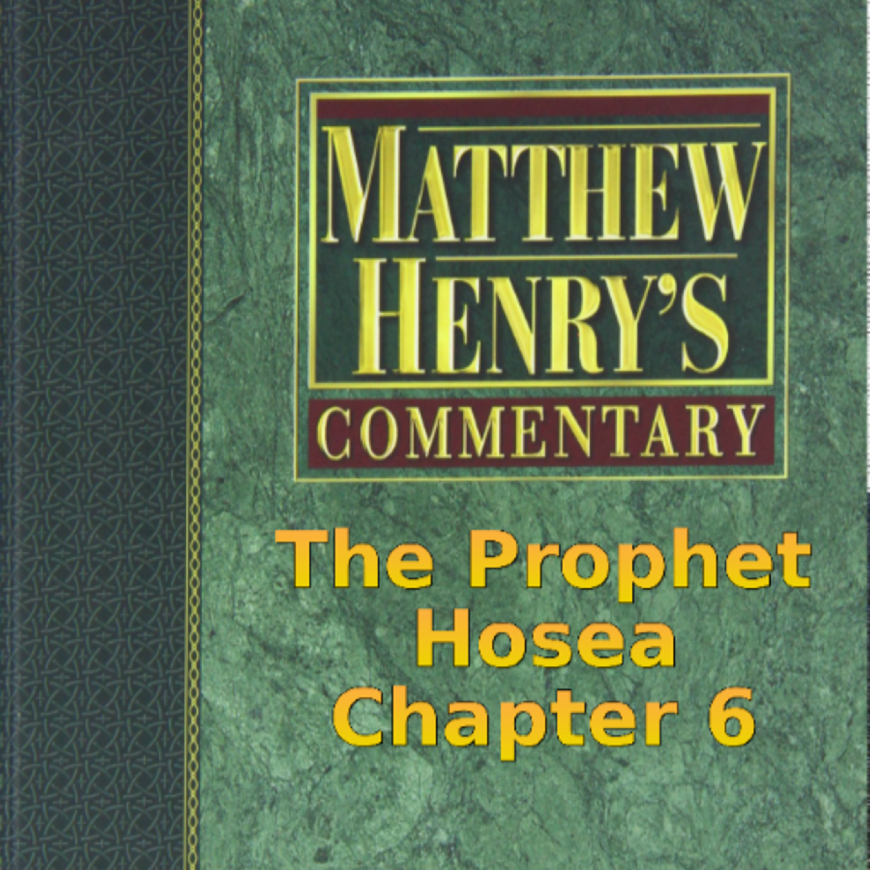 Matthew Henry's Commentary on the Whole Bible. Audio produced by Irv Risch. Hosea Chapter 6 episode artwork