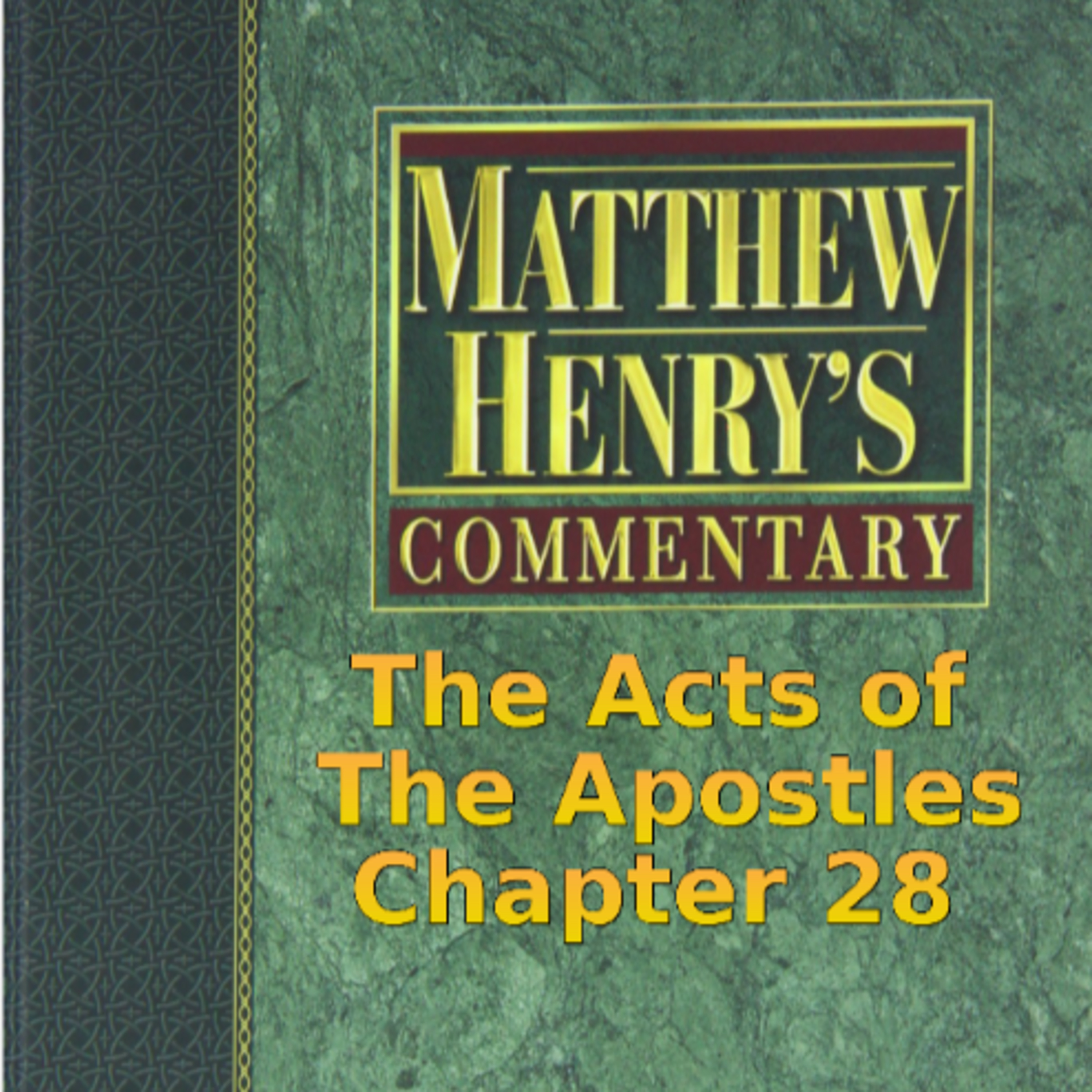 Matthew Henry's Commentary on the Whole Bible. Audio produced by Irv Risch. Acts, Chapter 28 episode artwork
