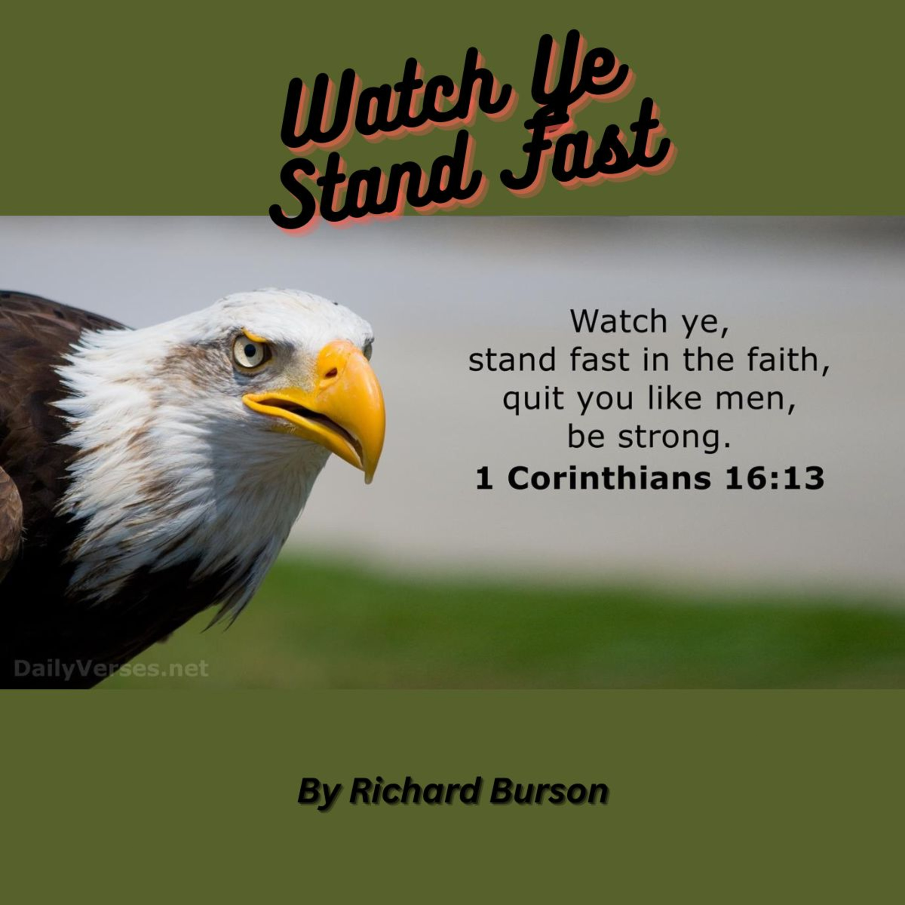 Watch Ye Stand Fast by Richard Burson episode artwork