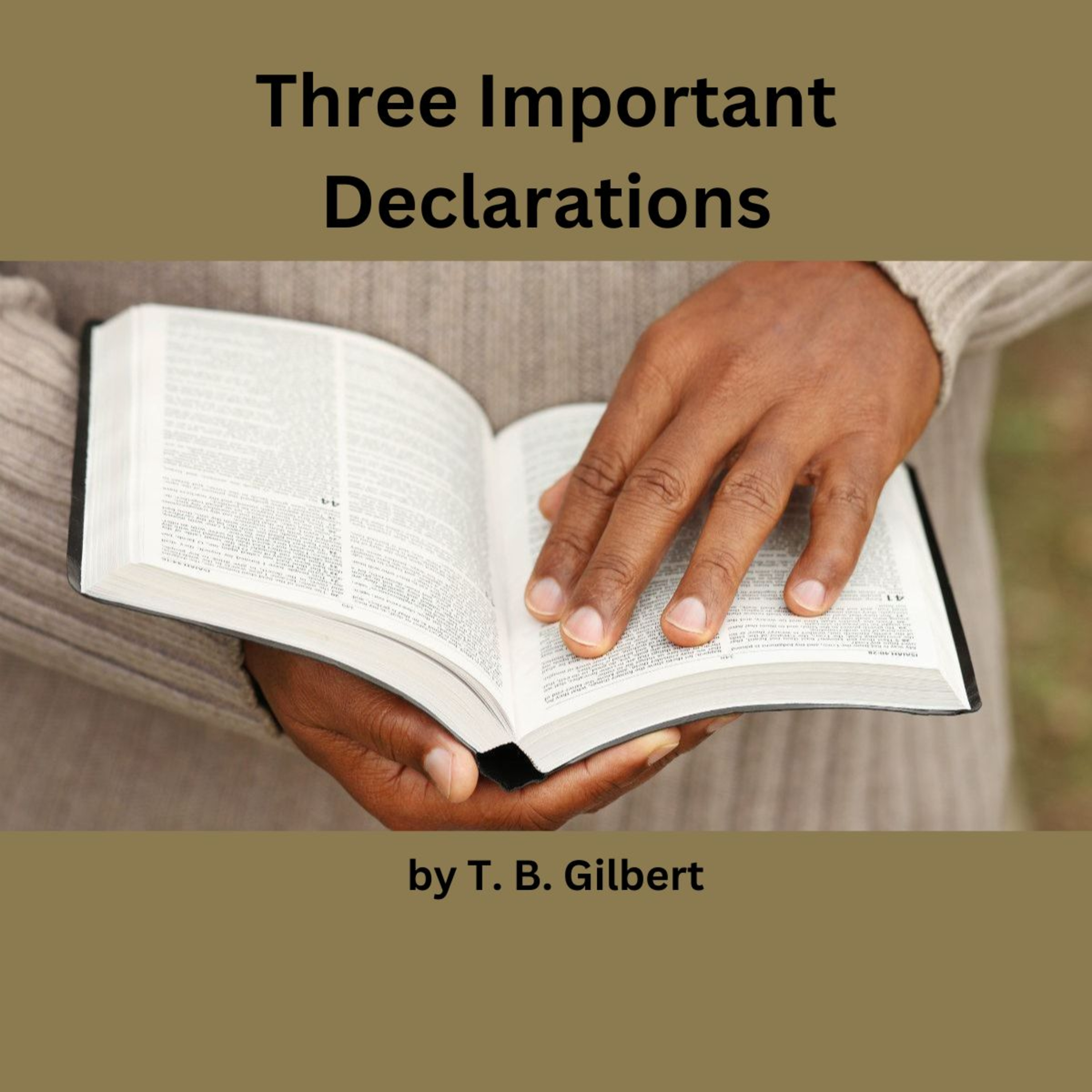 Three Important Declarations, By T B Gilbert episode artwork