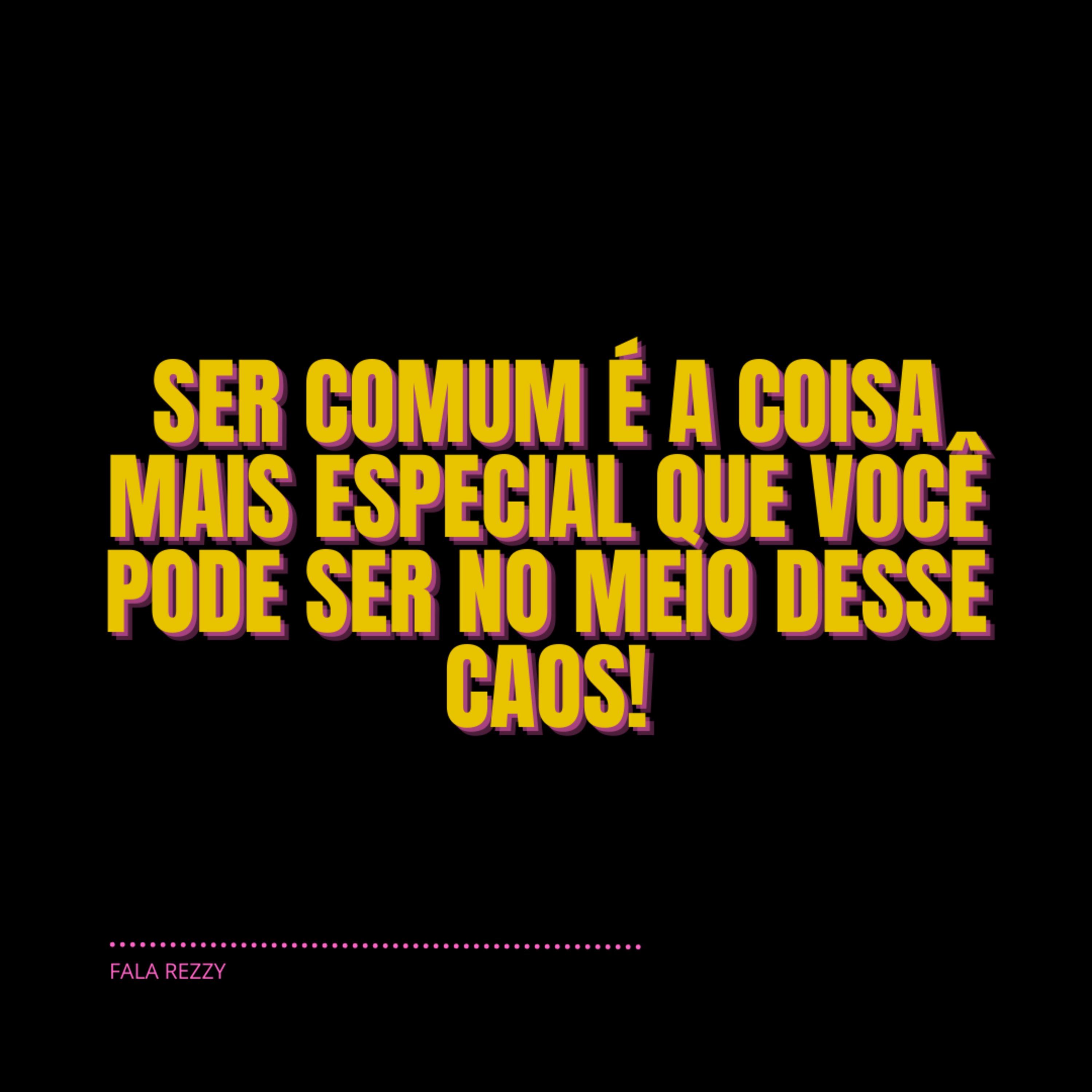 Fala, Rezzy!