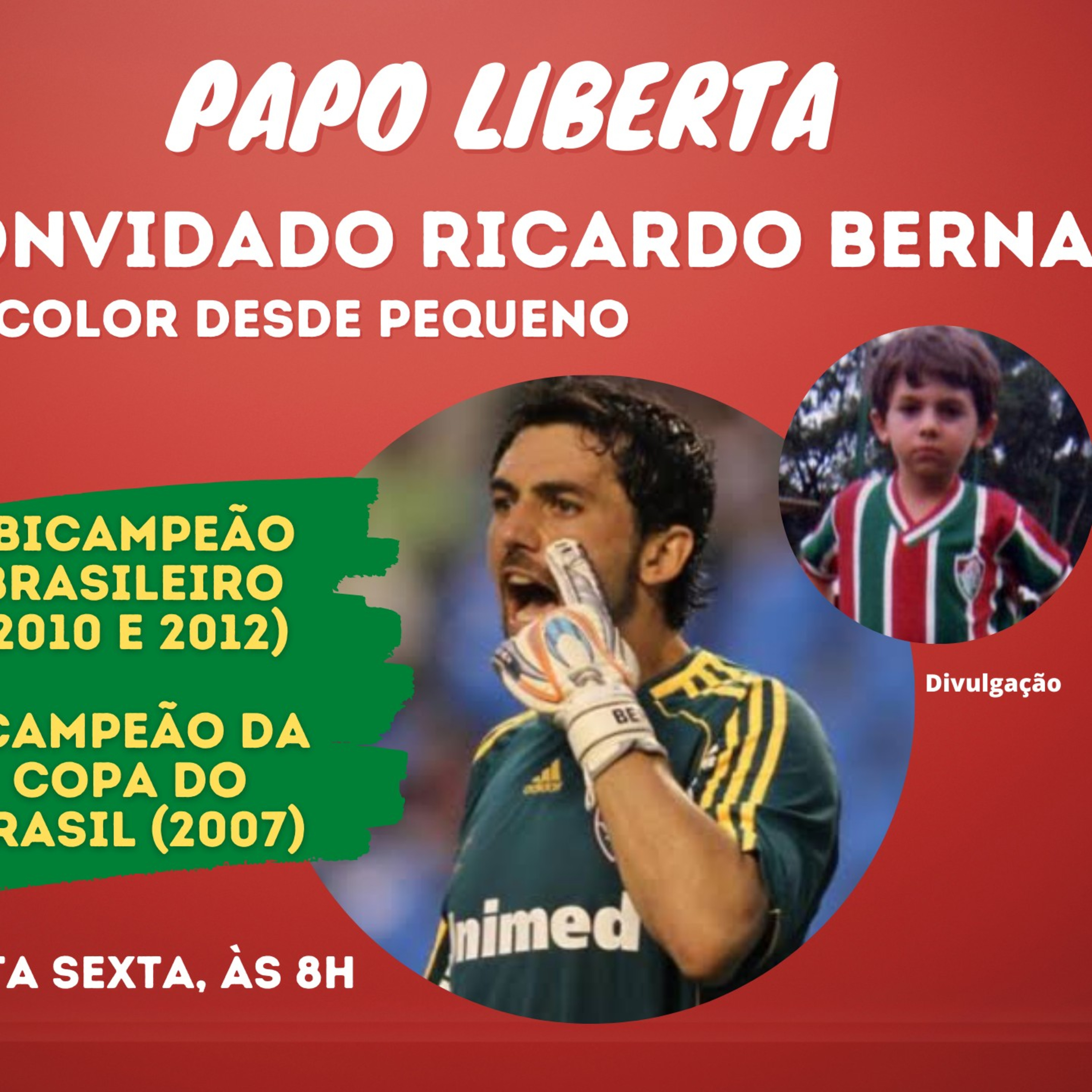 PAPO LIBERTA COM RICARDO BERNA | JOGADOR ERA VAIADO E ENCHIA A CARA | MARCOS FELIPE DÁ CONTA? | #1