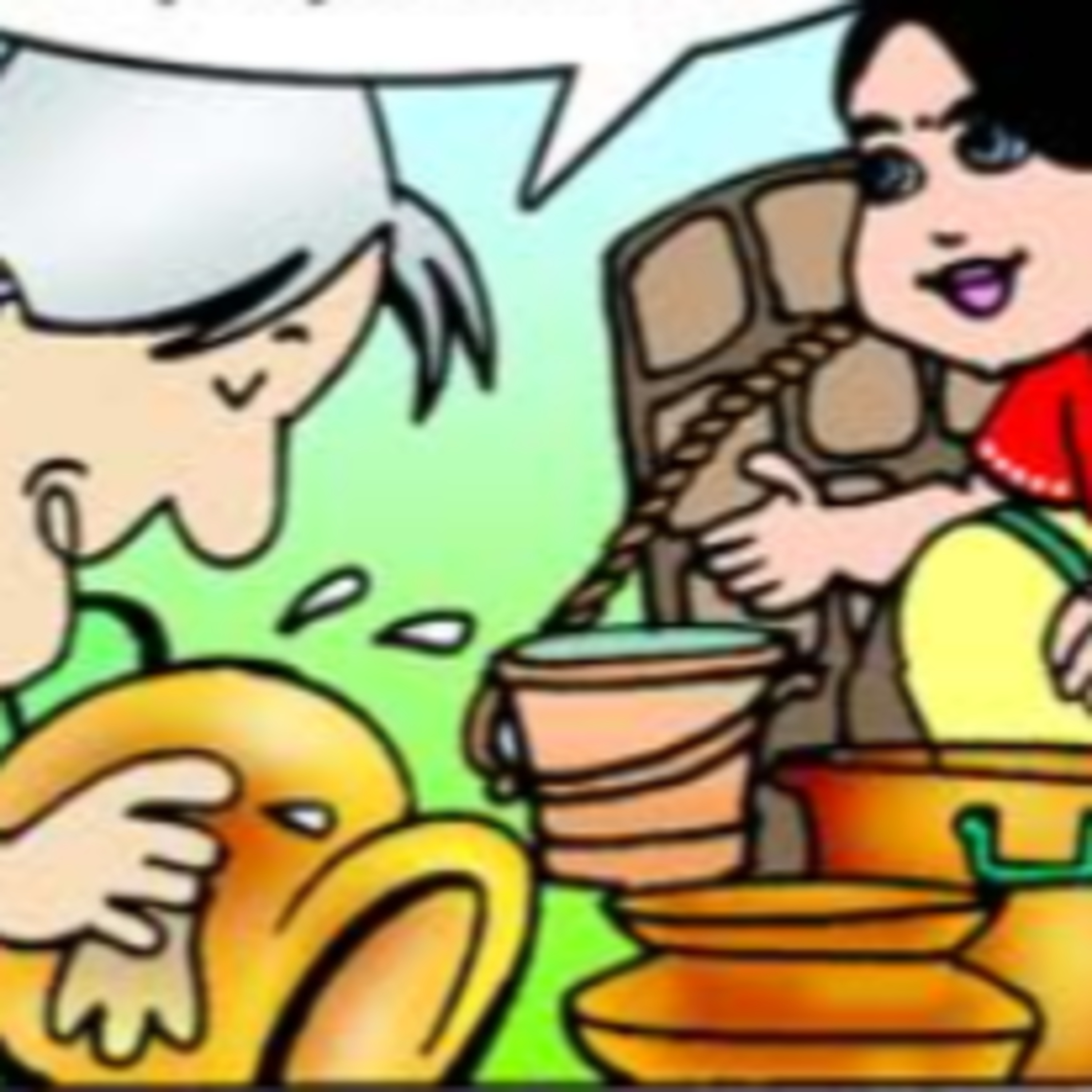 Jataka Tales - Episode-2 - Greedy pot seller - English stories - Comedy stories-
