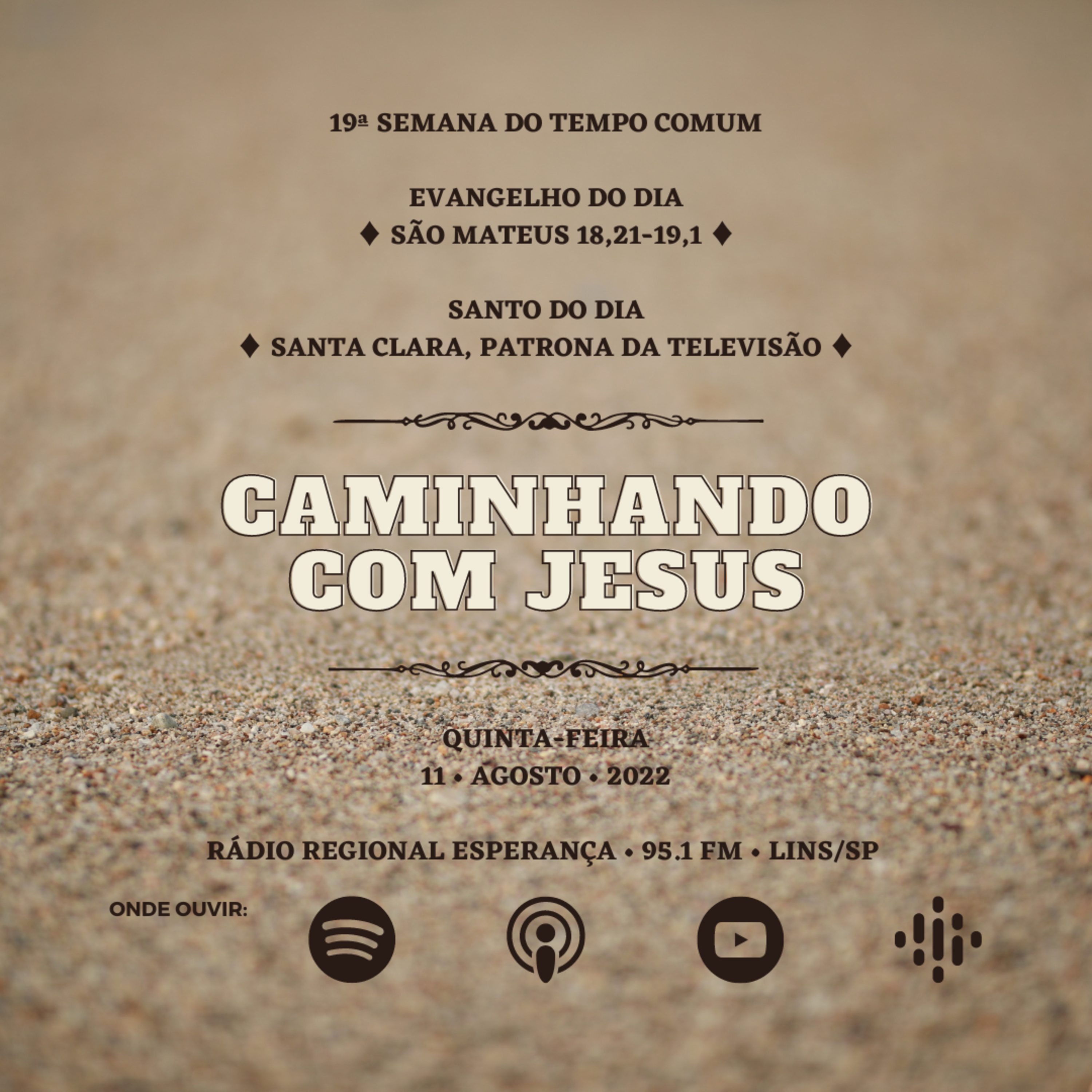 CAMINHANDO COM JESUS
