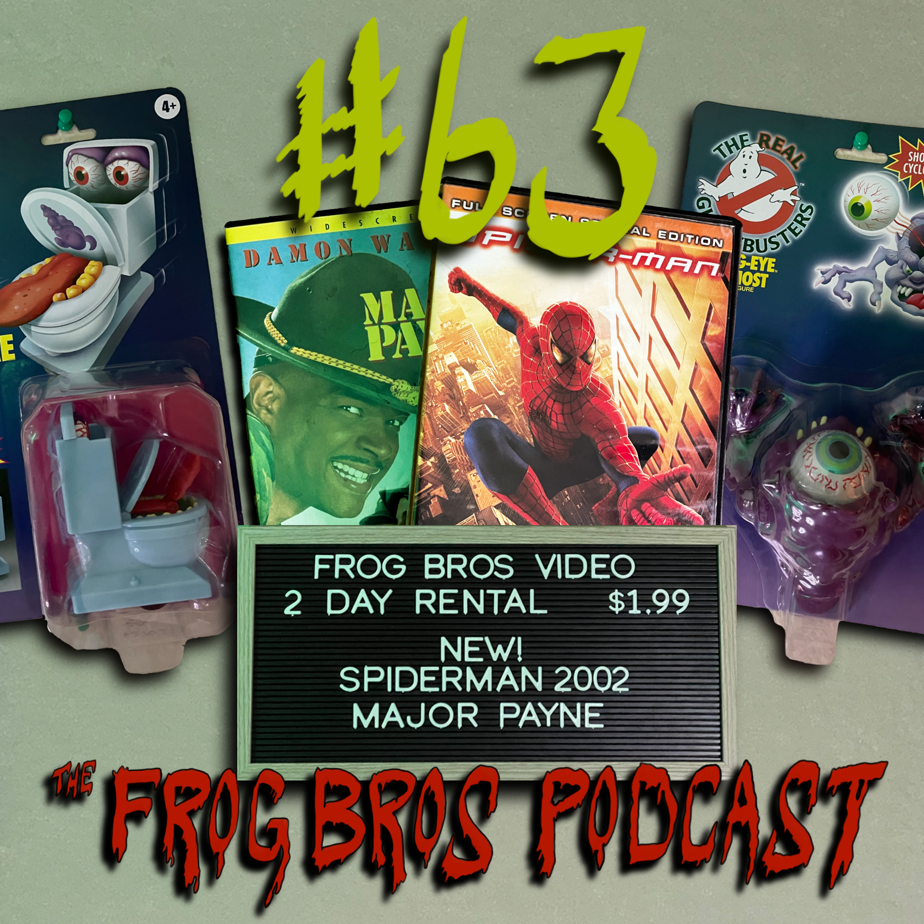 Ep. 63 - Spiderman '02, Major Payne, Twin Peaks episode artwork