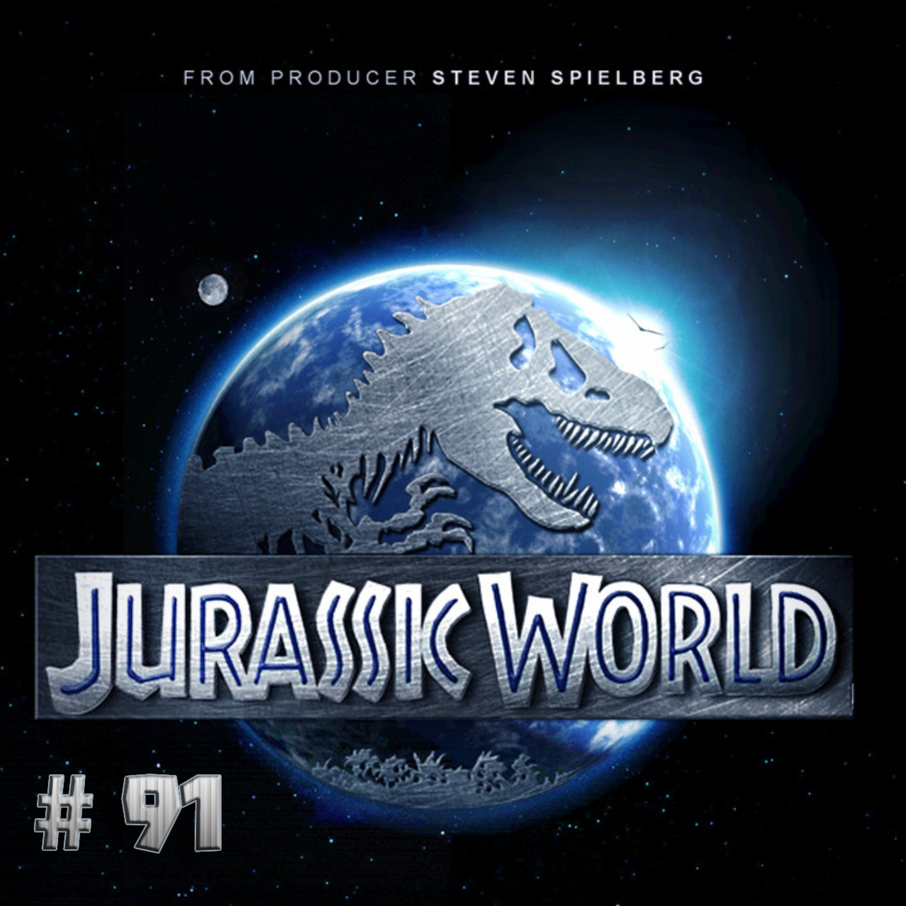 Ep. 91 - Jurassic World, Paul Feig, 2021 MCU Ranking episode artwork