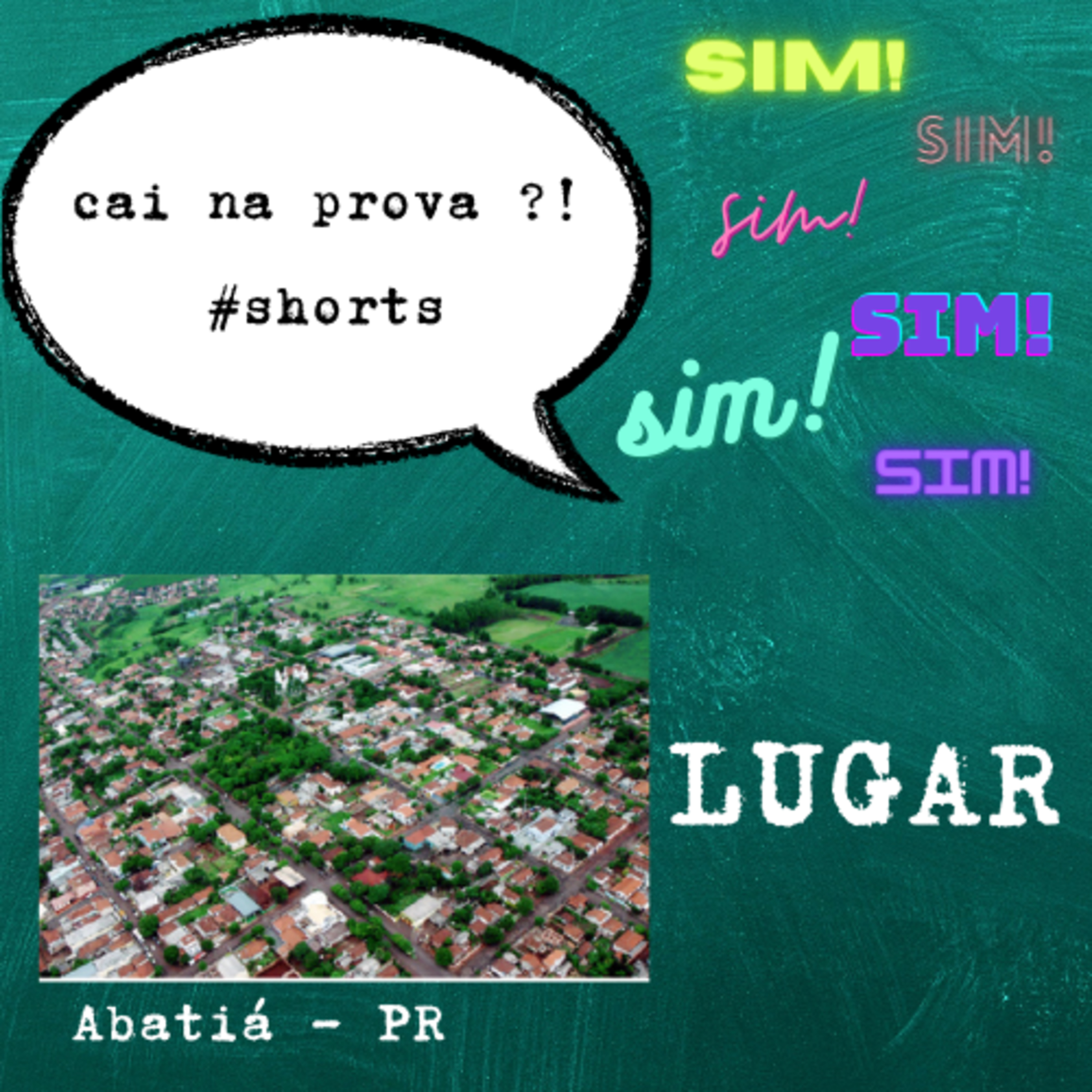 Cai na prova?!