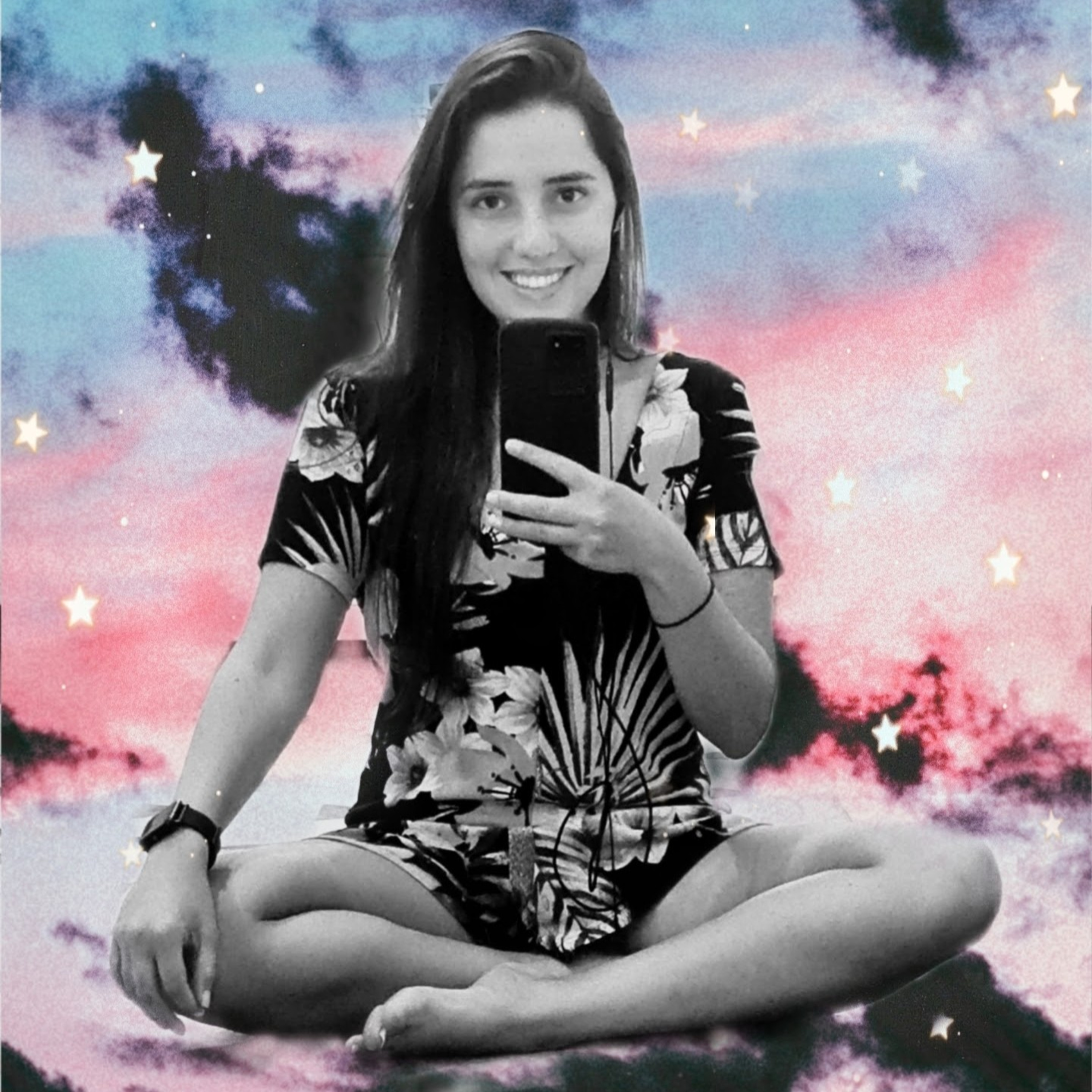 LI NO ESPAÇO - por Alline Baldin