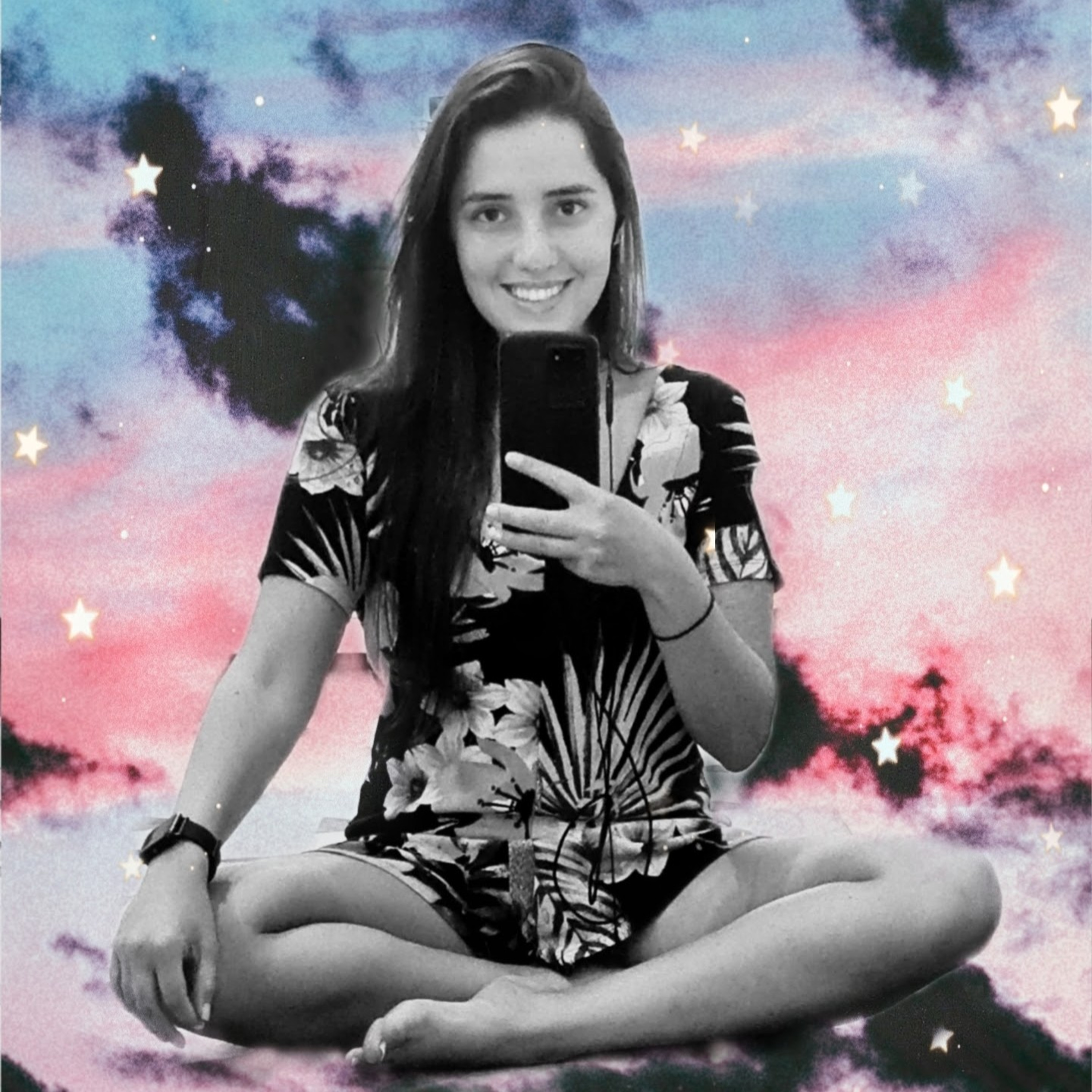 LI NO ESPAÇO - por Alline Baldin