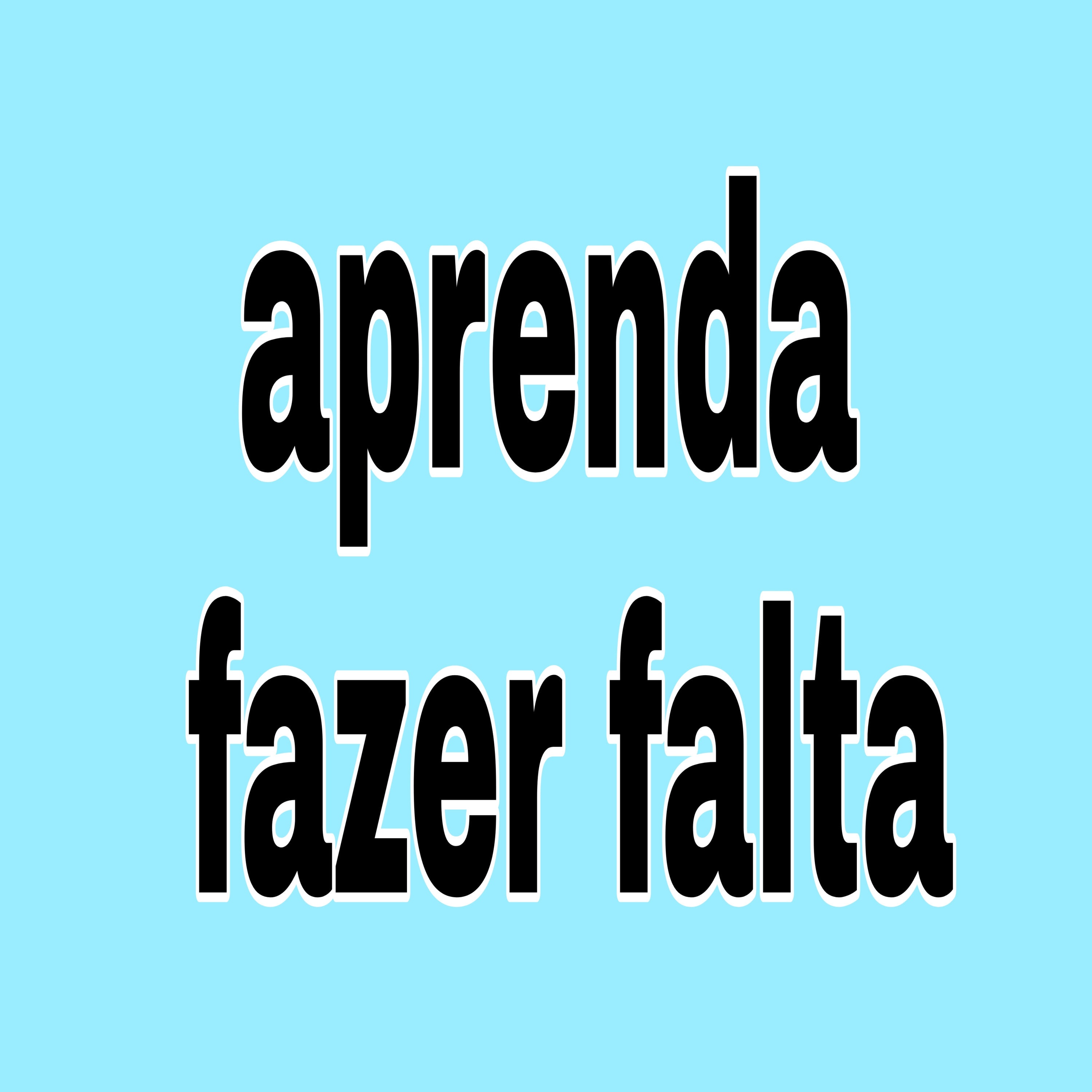 #01 aprenda a fazer falta episode artwork