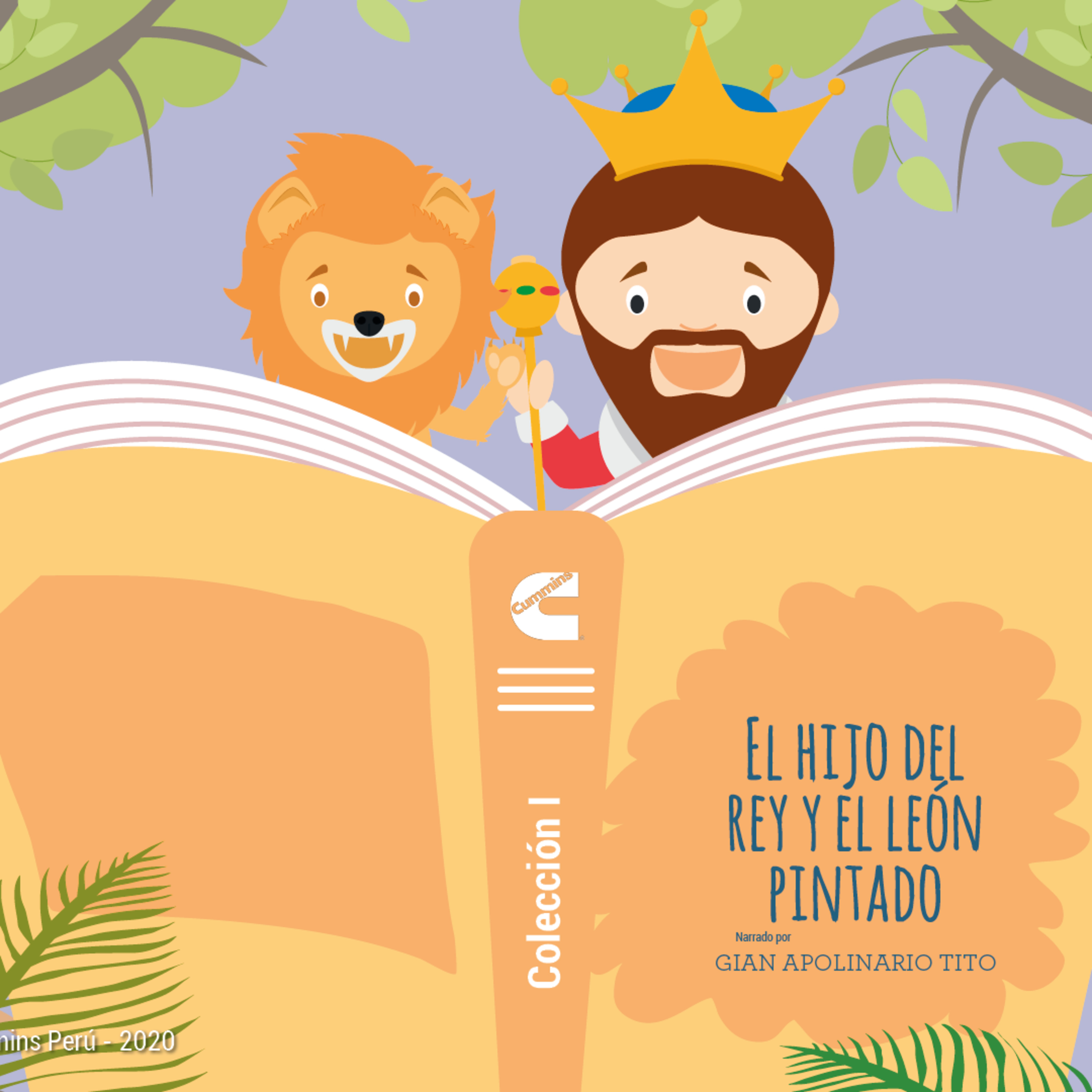 5.- El hijo del rey y el león pintado