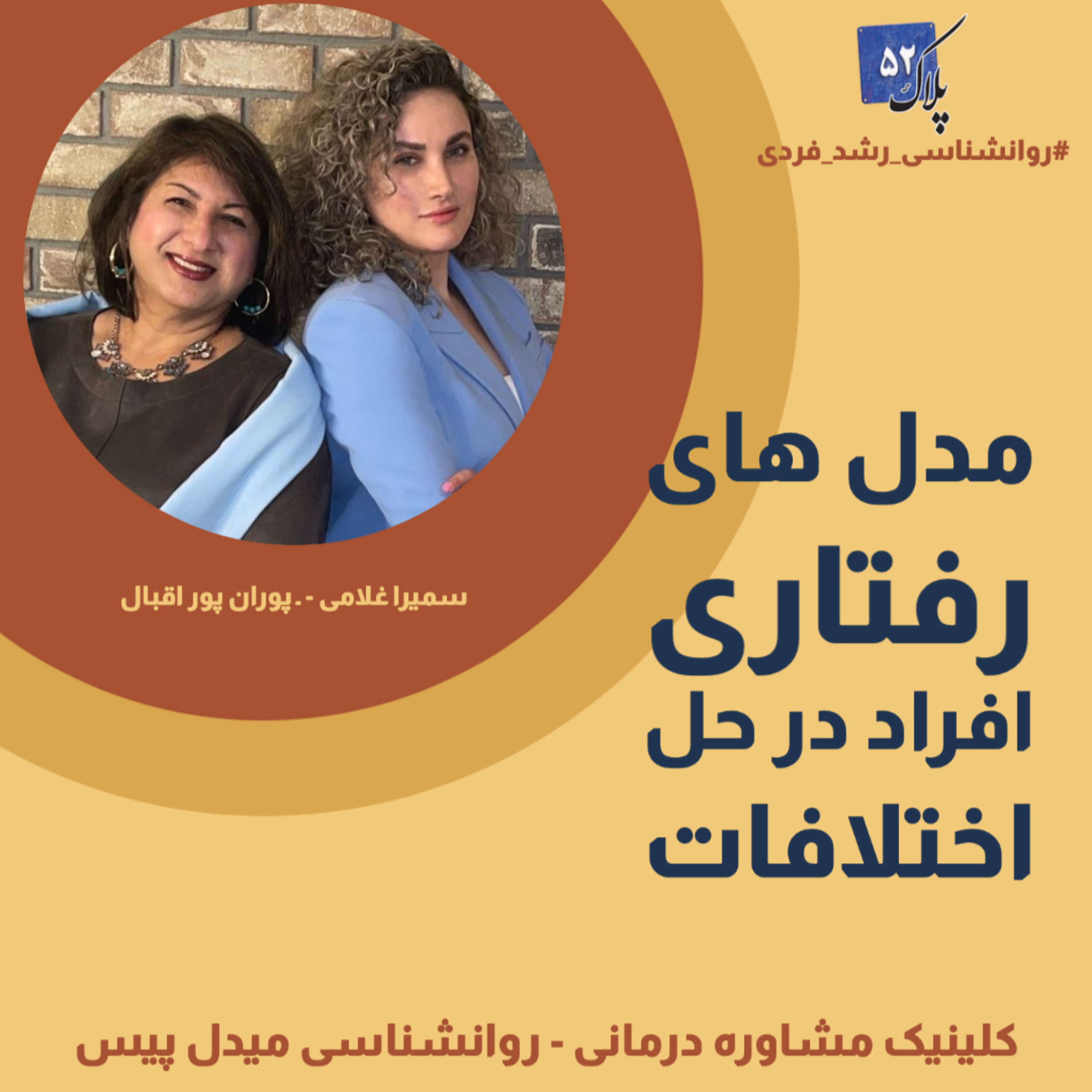 کاور مجموعه پادكست های #روانشناسی رشد فردی - اپیزود هفتم:مدل های رفتاری افراد در حل اختلافات