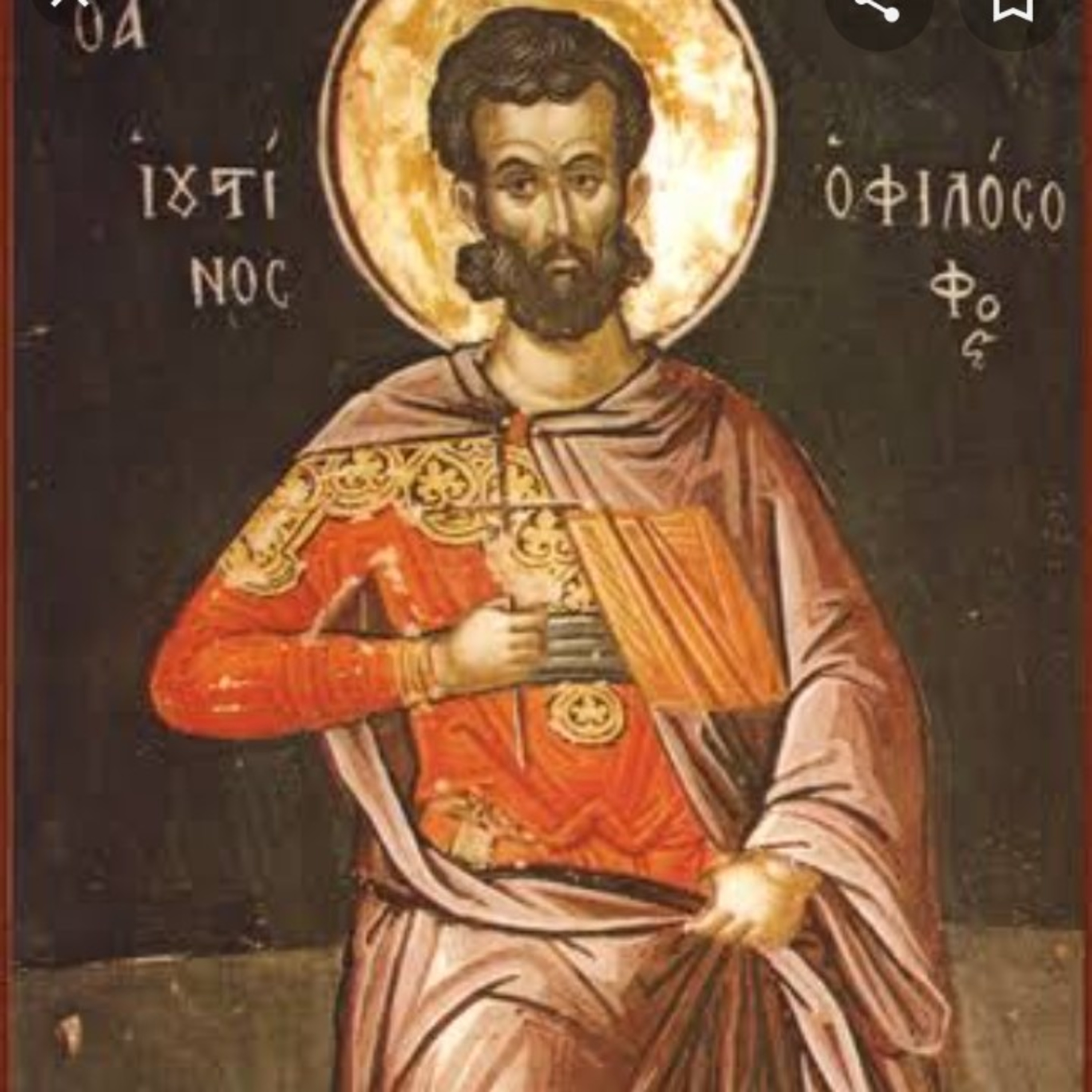 SANTO YUSTINUS MARTIR - Orang Kudus, SANTO SANTA Gereja Katolik teladan umat beriman episode artwork