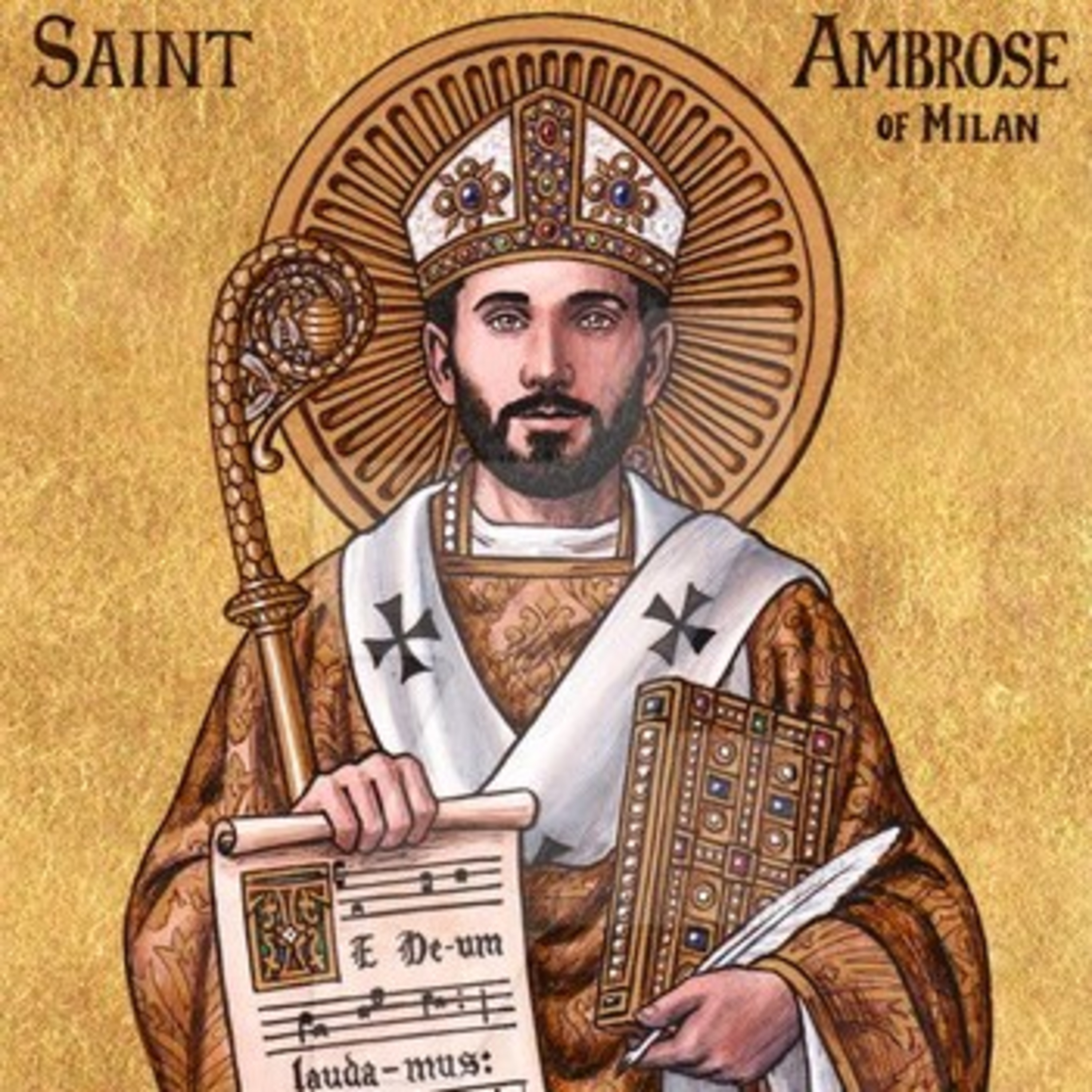 SANTO AMBROSIUS Orang Kudus SANTO SANTA Teladan Umat Beriman Katolik episode artwork