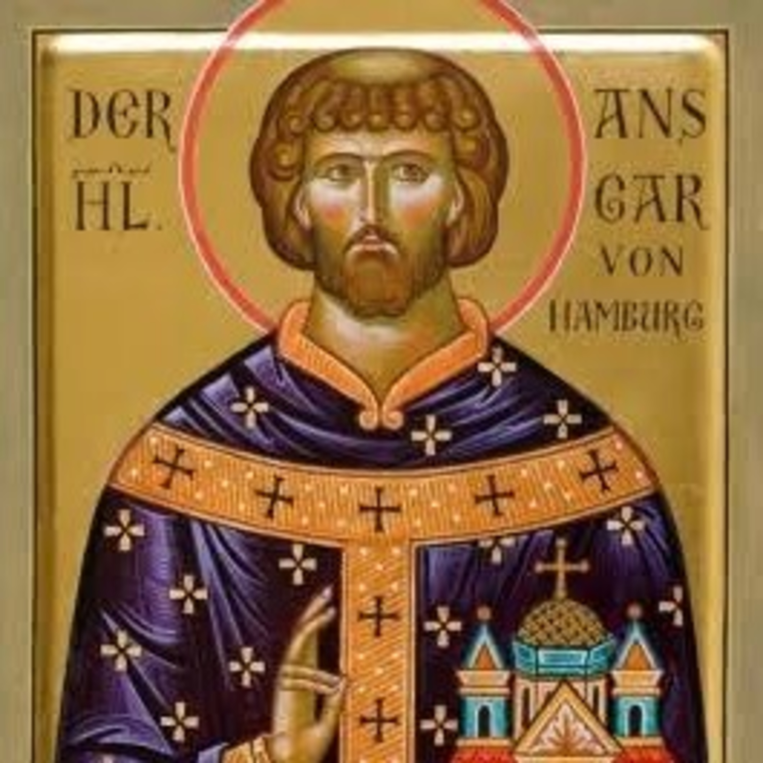 SANTO ANSGAR - Pelindung negara-negara Scandinavia, Rasul dari Utara episode artwork