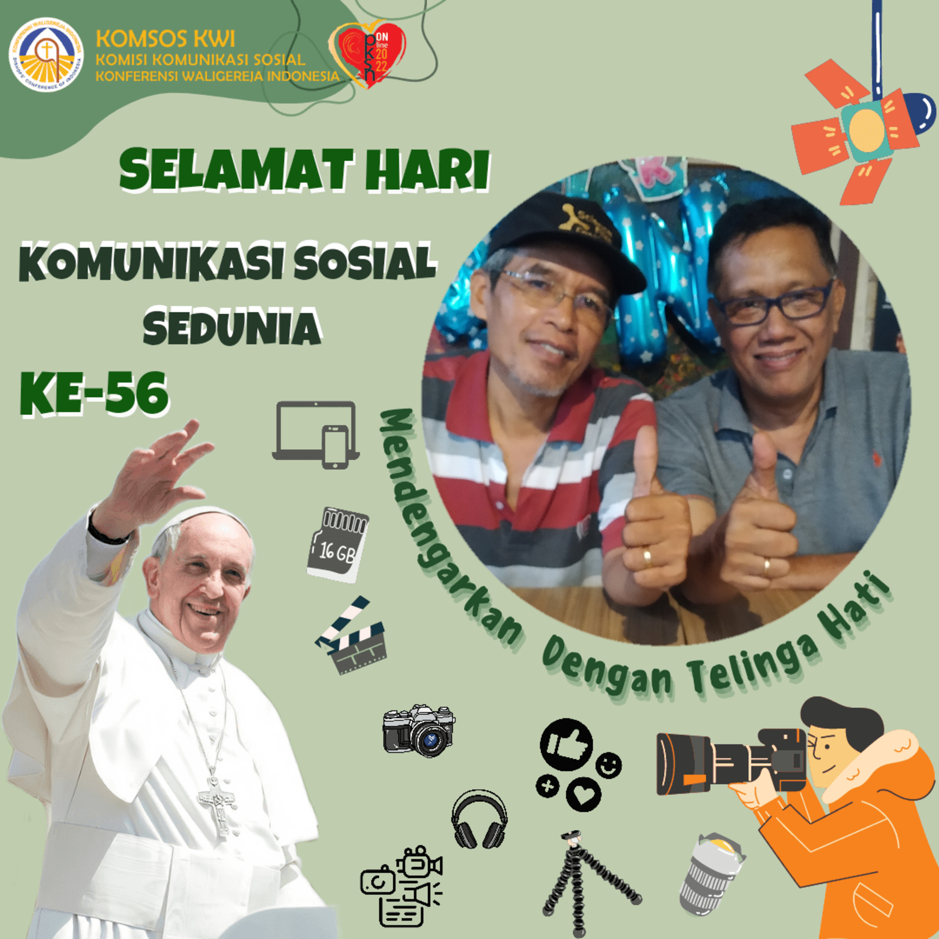 MENDENGARKAN DENGAN TELINGA HATI - Nominator Lomba Podcast Pewartaan Komisi Komsos KWI 2022 episode artwork