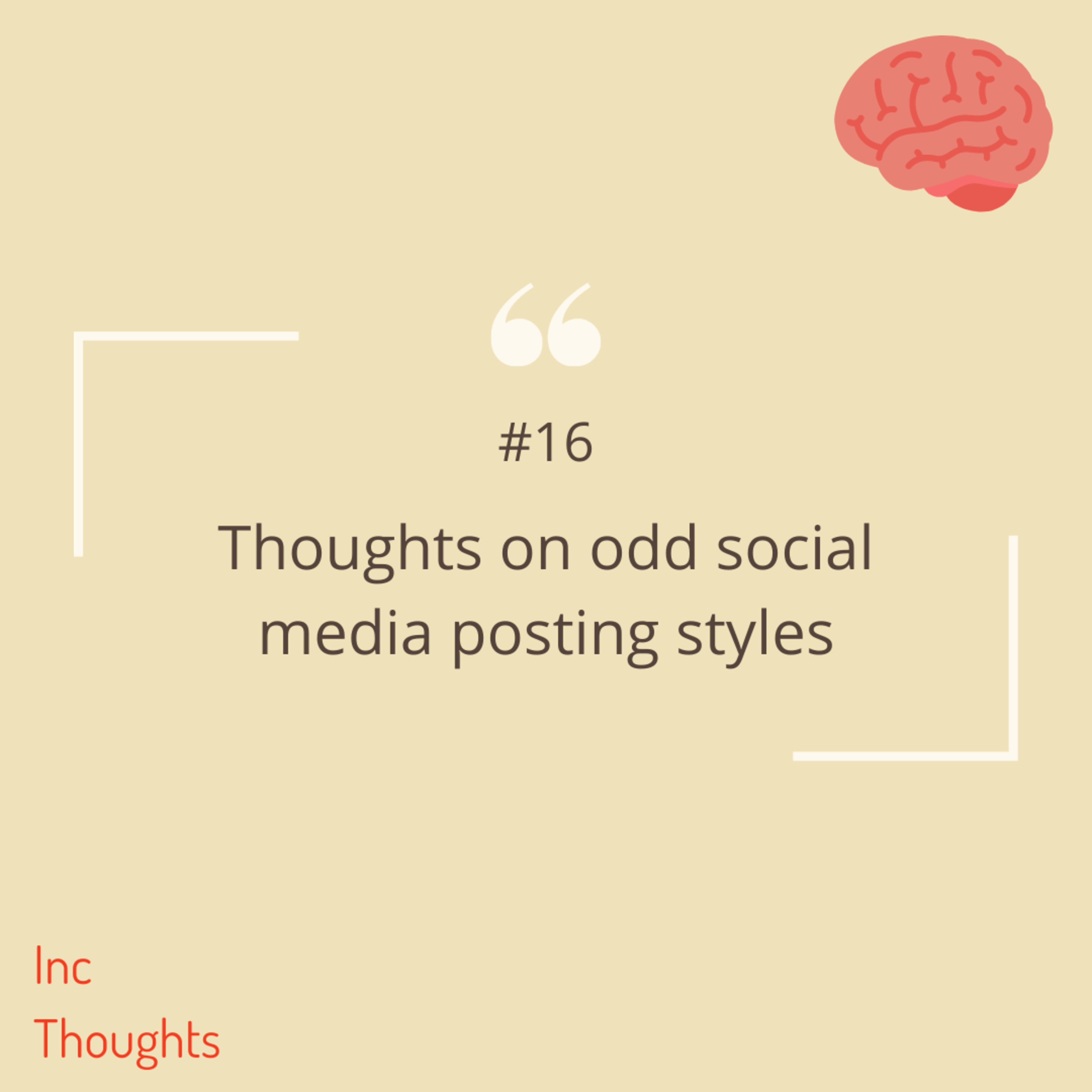 Inc Thoughts