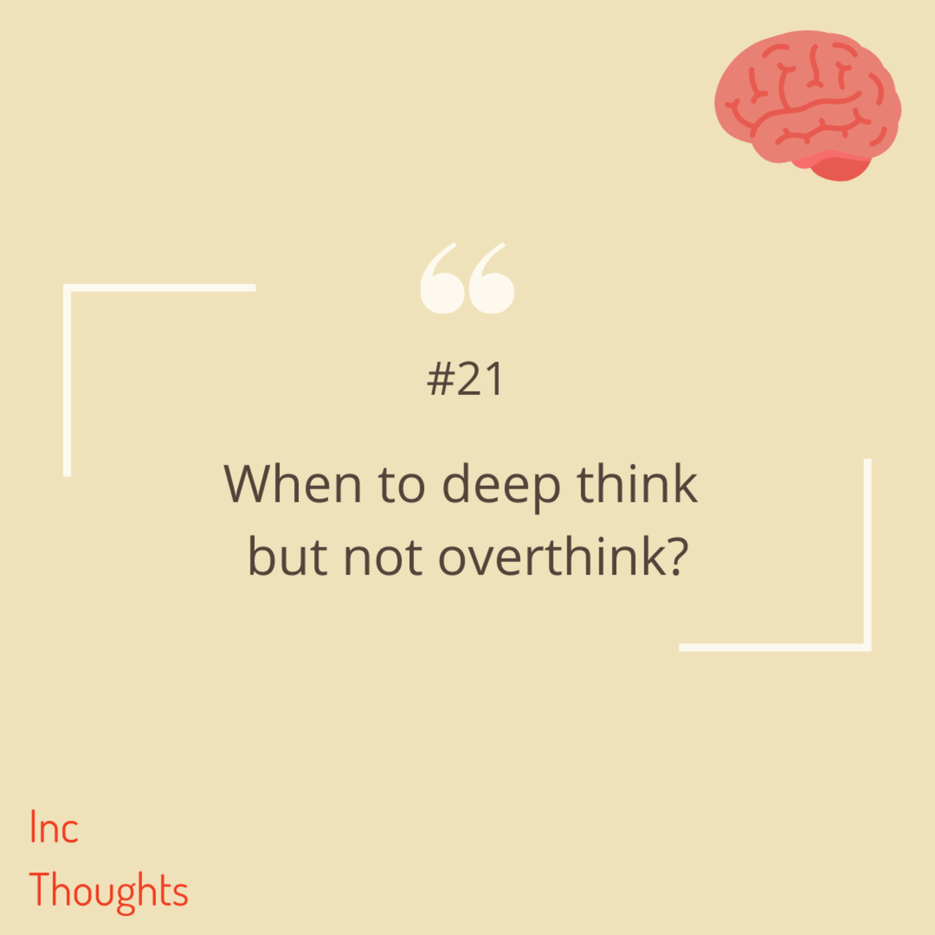 Inc Thoughts