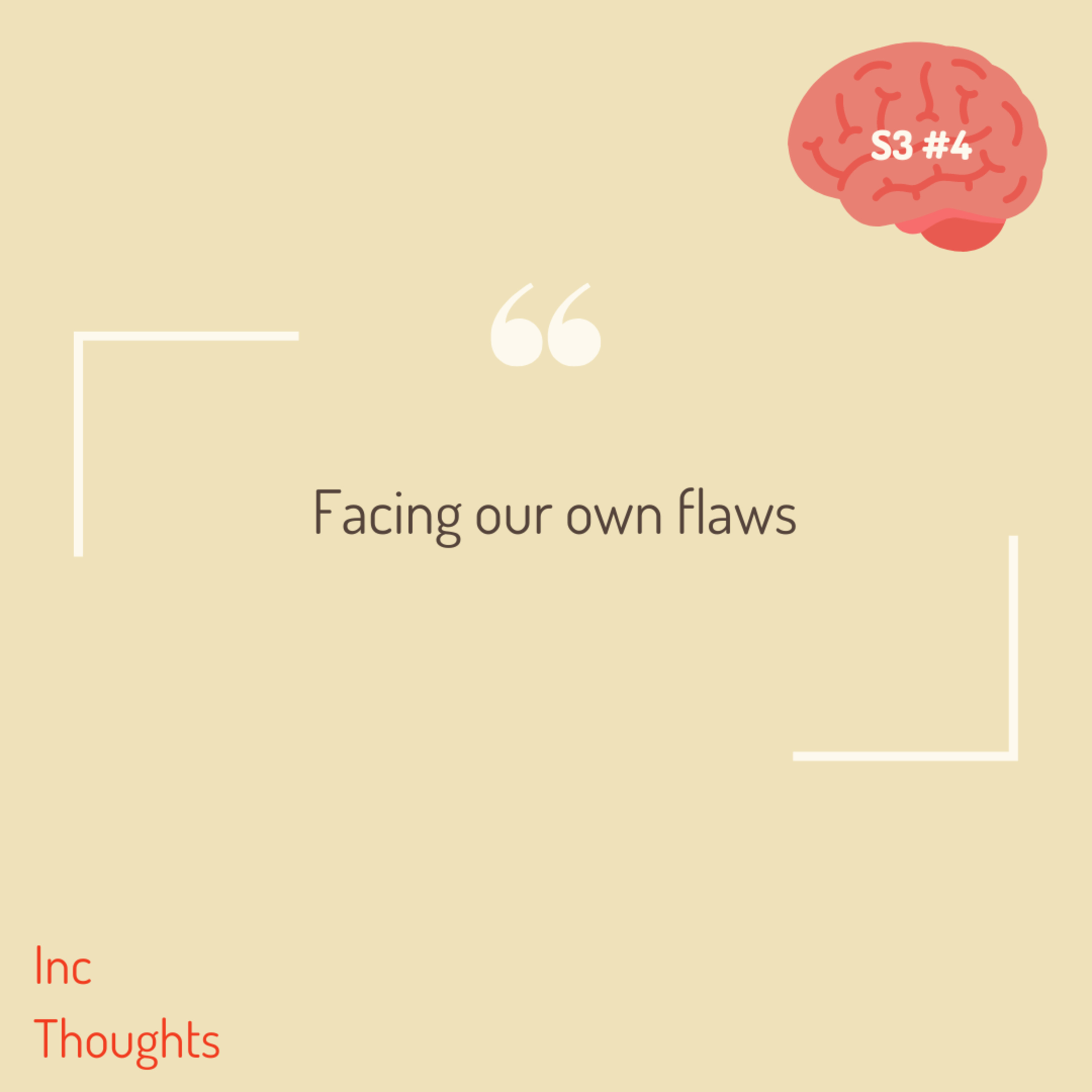 Facing our own flaws episode artwork