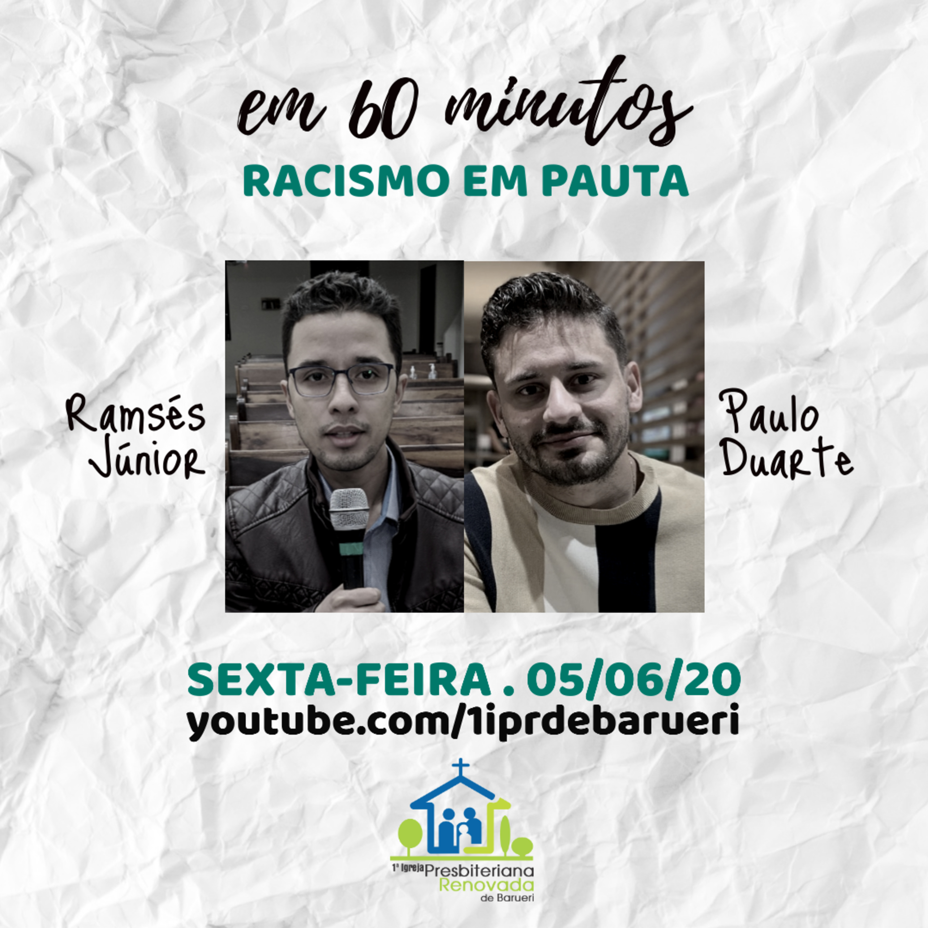 Em 60 minutos: racismo em pauta #1 episode artwork