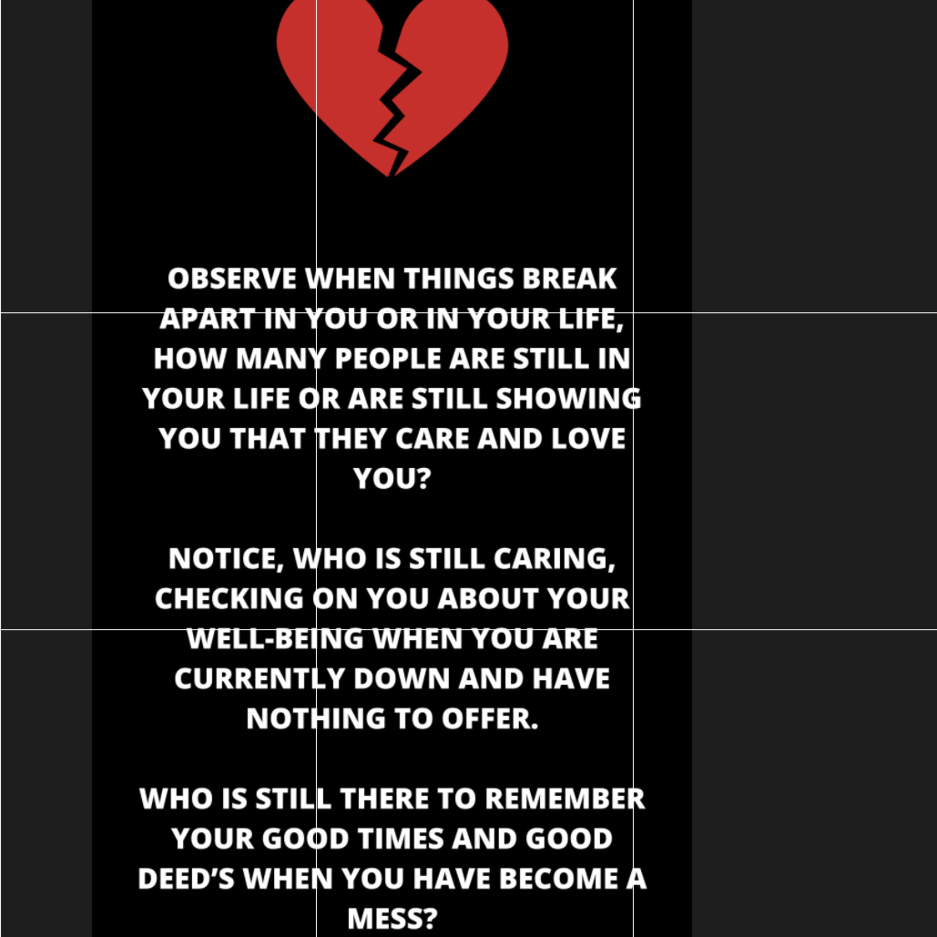 Observe when things break apart in you or in your life… episode artwork