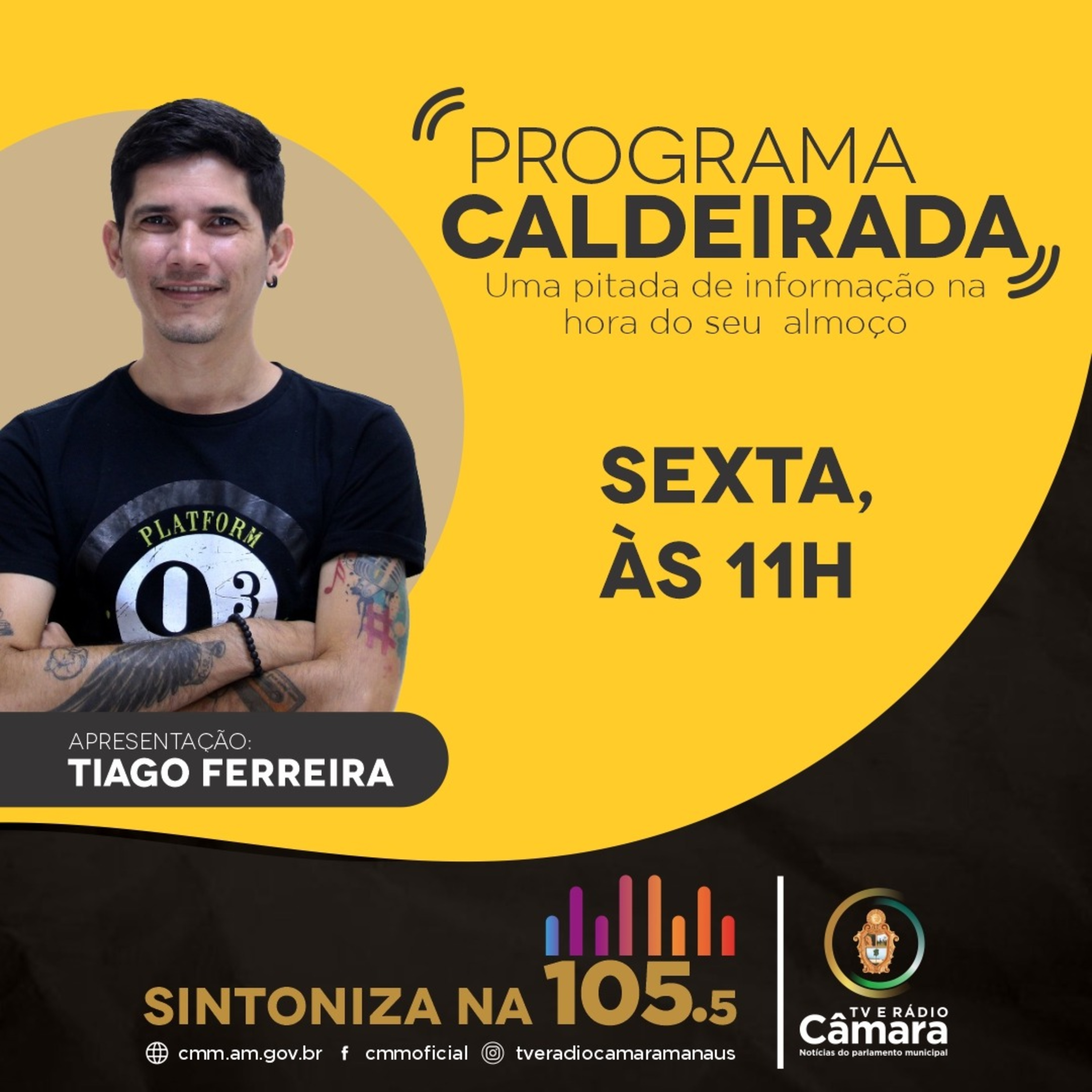 Rádio Câmara Manaus 105,5 MHz - A rádio cidadã de Manaus