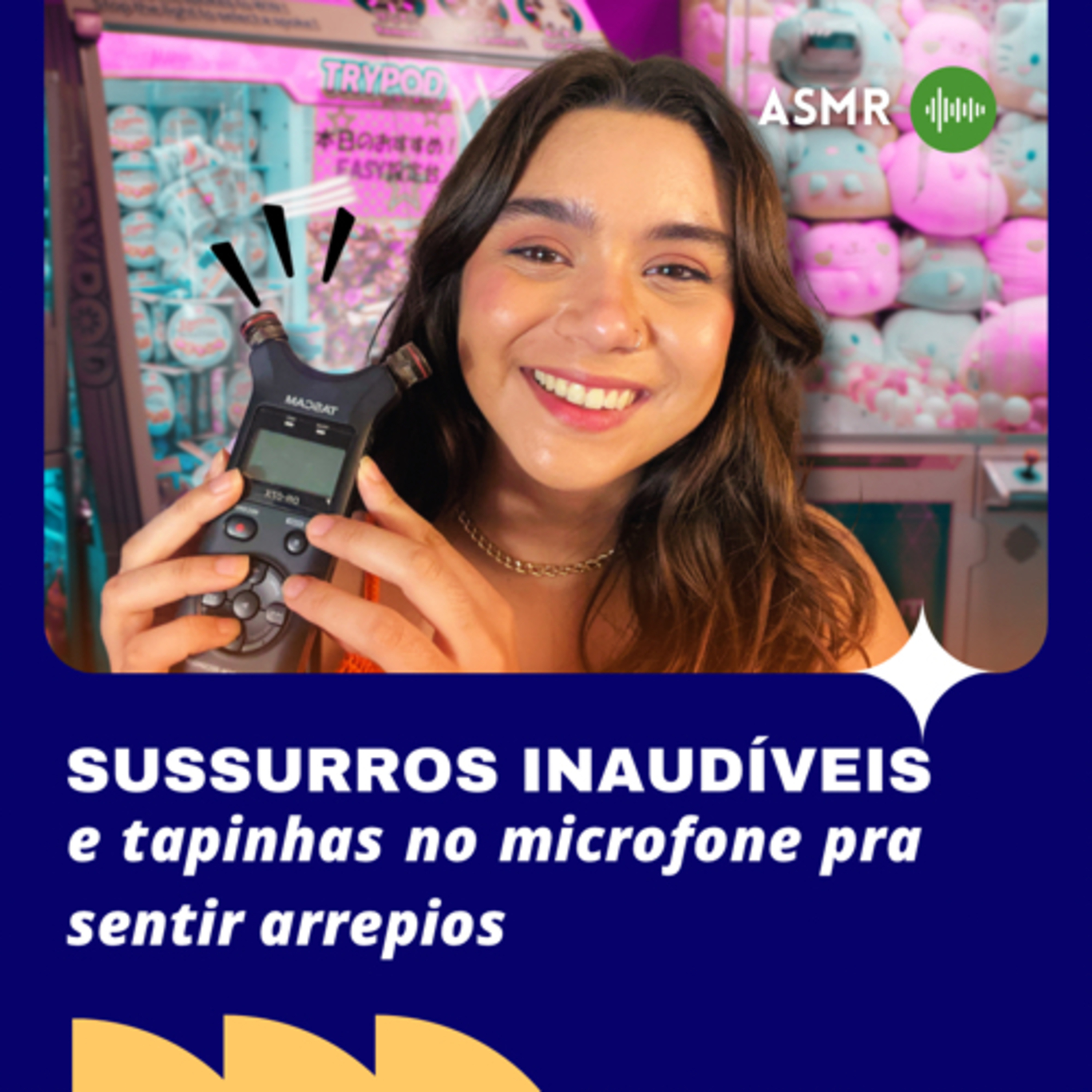 ASMR: SUSSURROS INAUDÍVEIS E TAPPING NO MICROFONE PARA SENTIR ARREPIOS 🤤