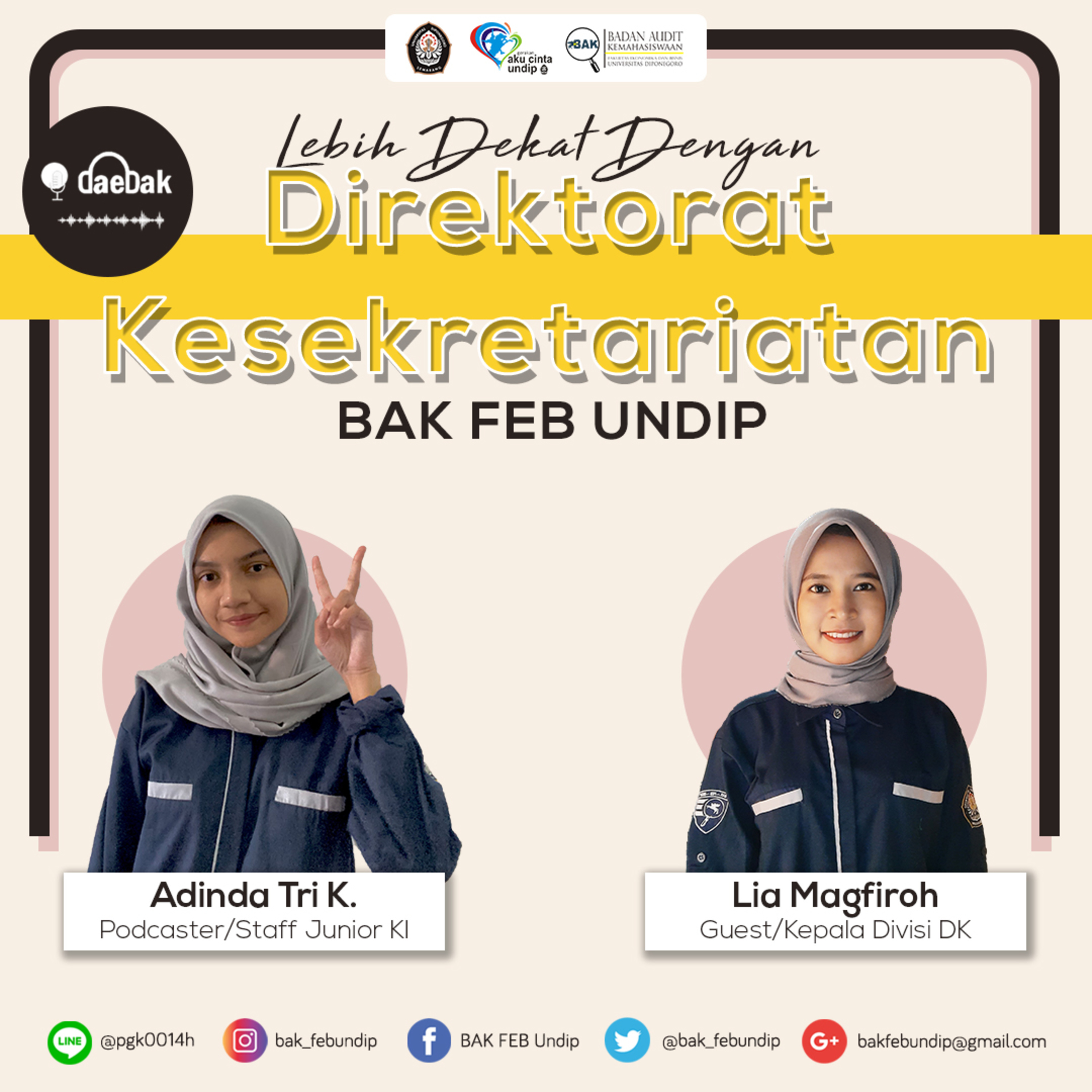 Daebak | BAK FEB Undip