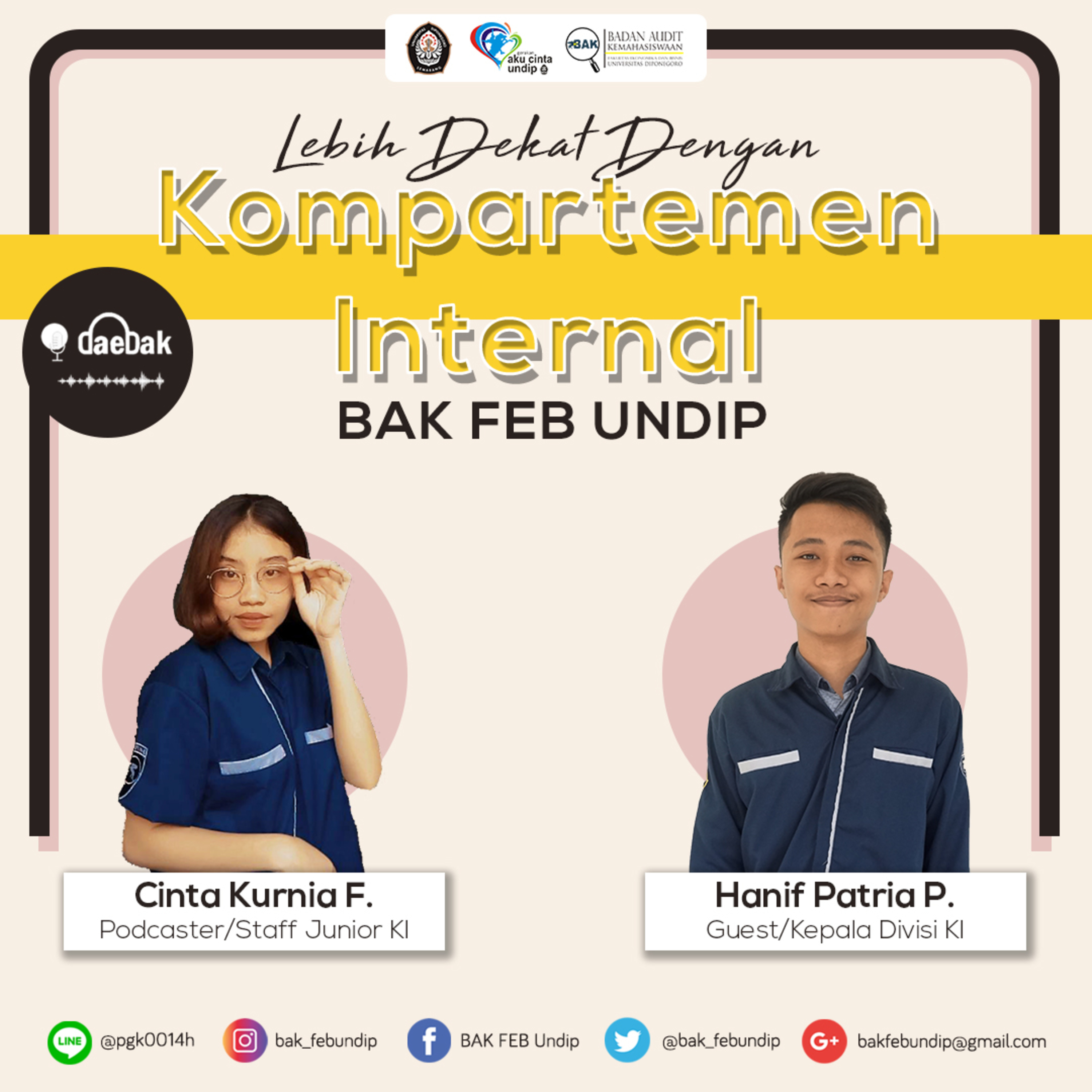 Daebak | BAK FEB Undip