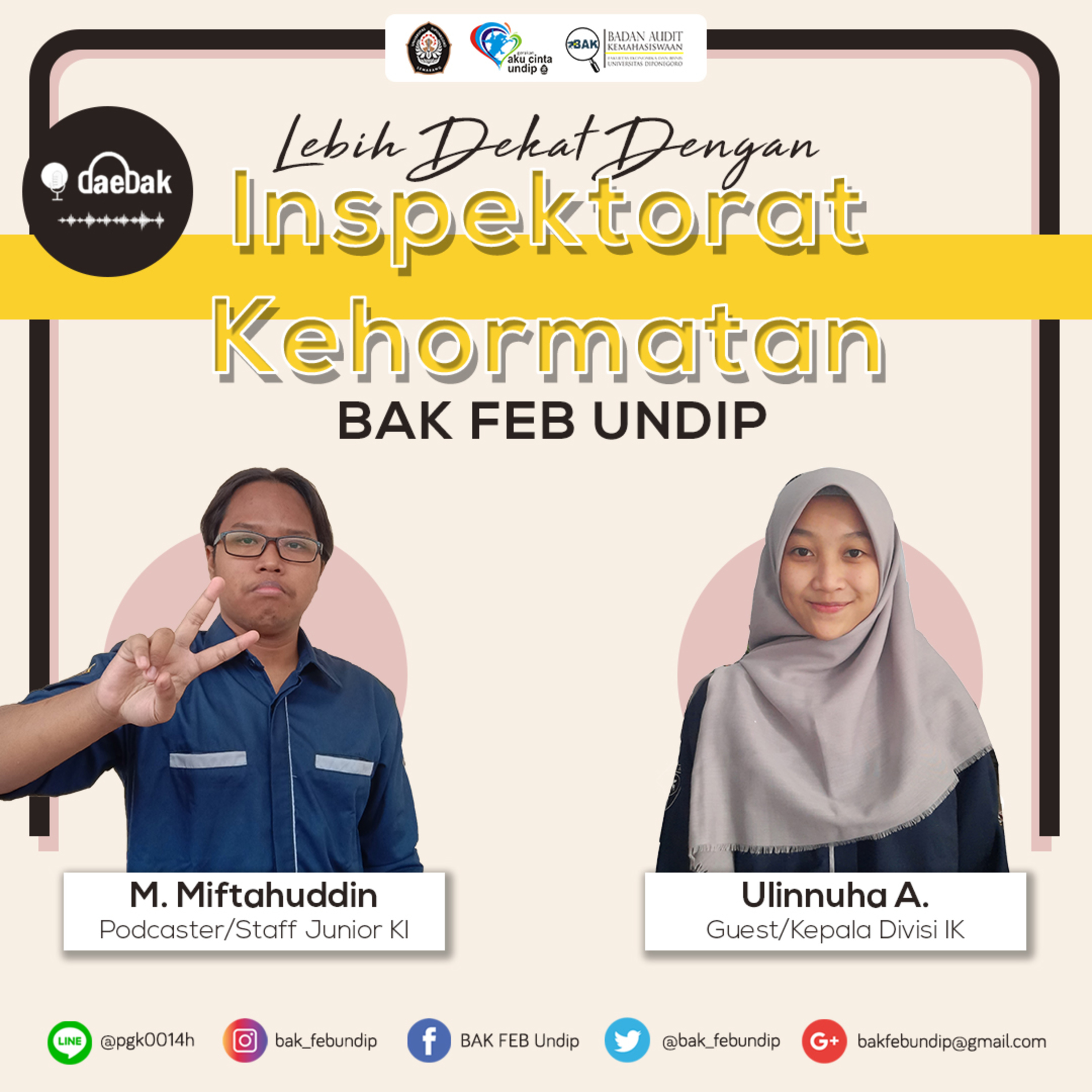 Daebak | BAK FEB Undip