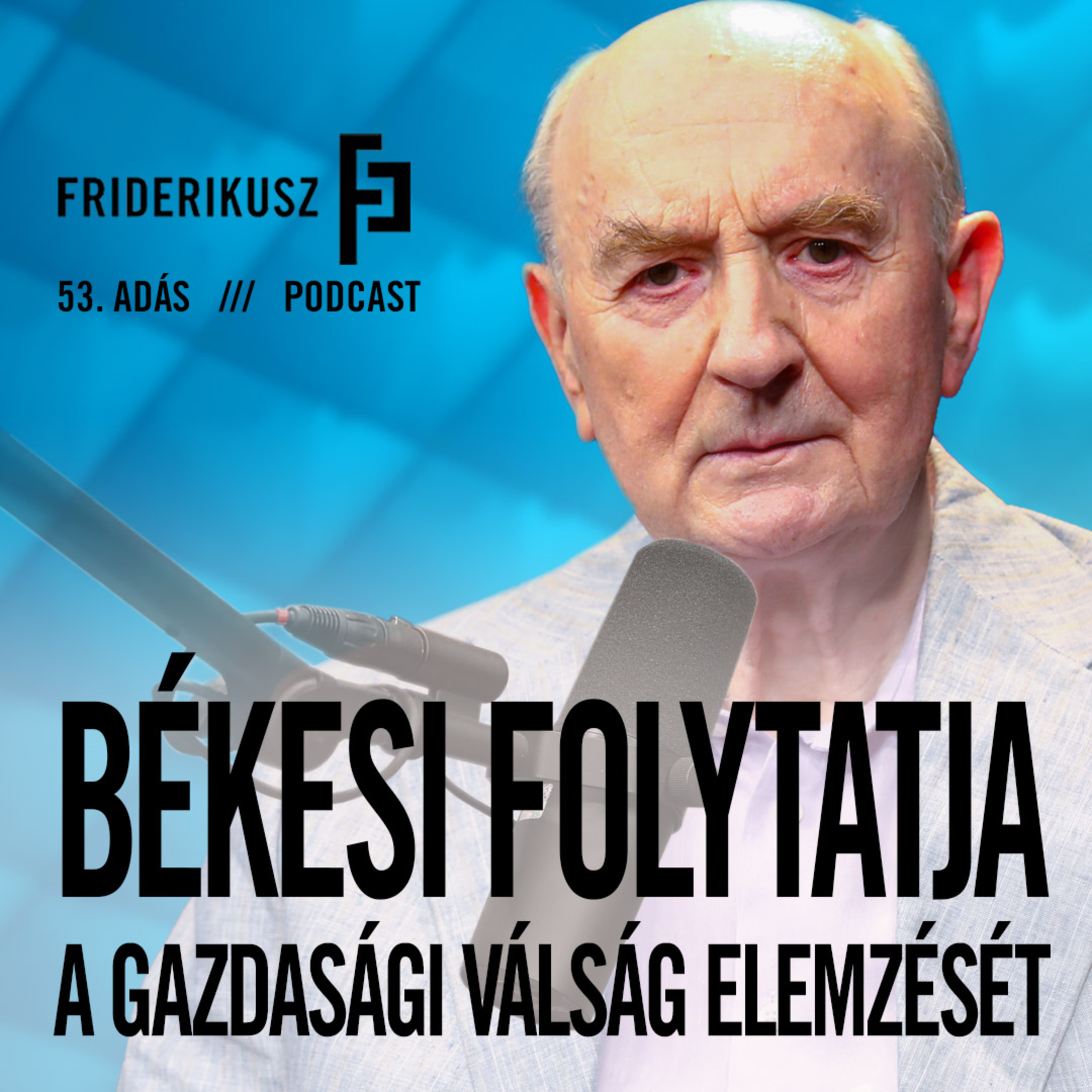 BÉKESI FOLYTATJA A GAZDASÁGI VÁLSÁG ELEMZÉSÉT // Friderikusz Podcast 53. episode artwork