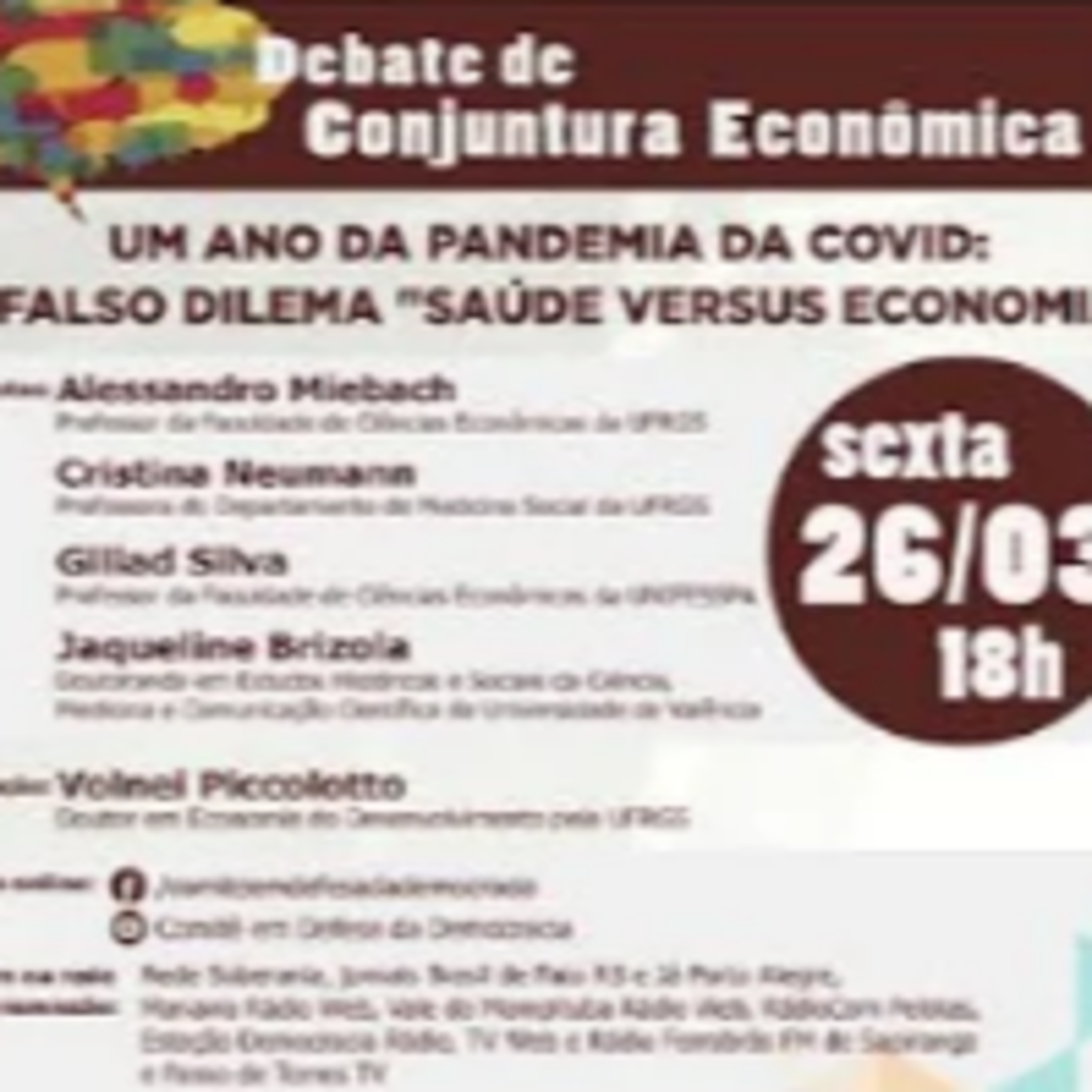 Debate de Conjuntura Econômica -26-03-2021 episode artwork